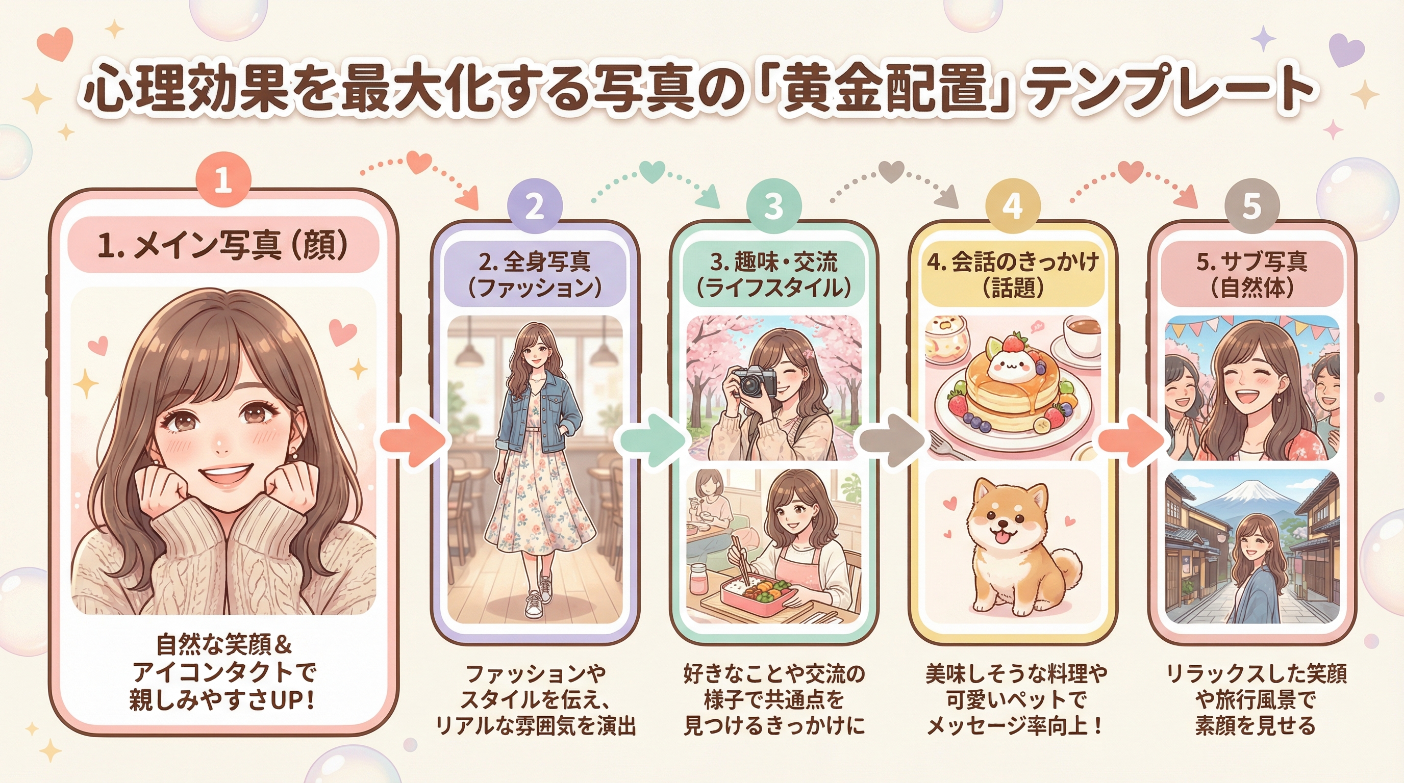 心理効果を最大化する写真の「黄金配置」テンプレート