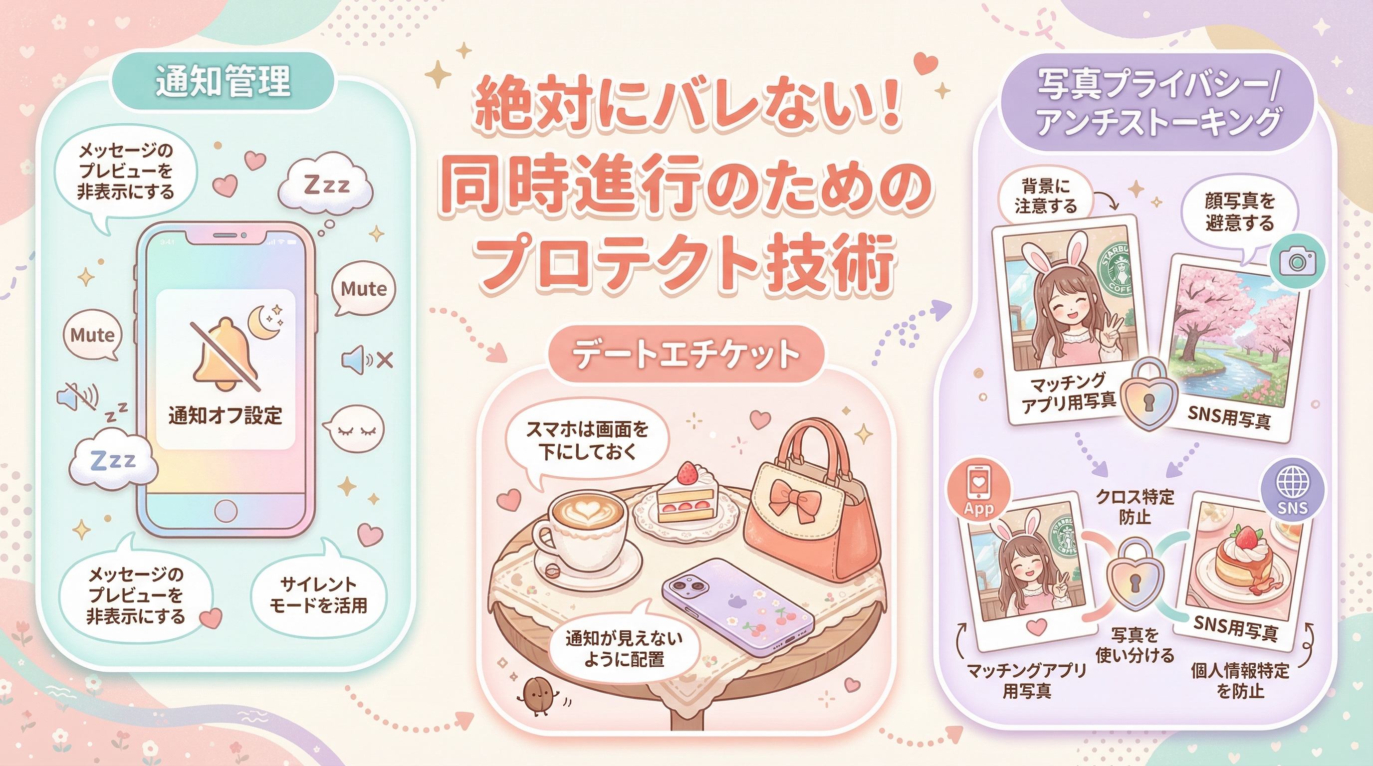 絶対にバレない！同時進行のためのプロテクト技術