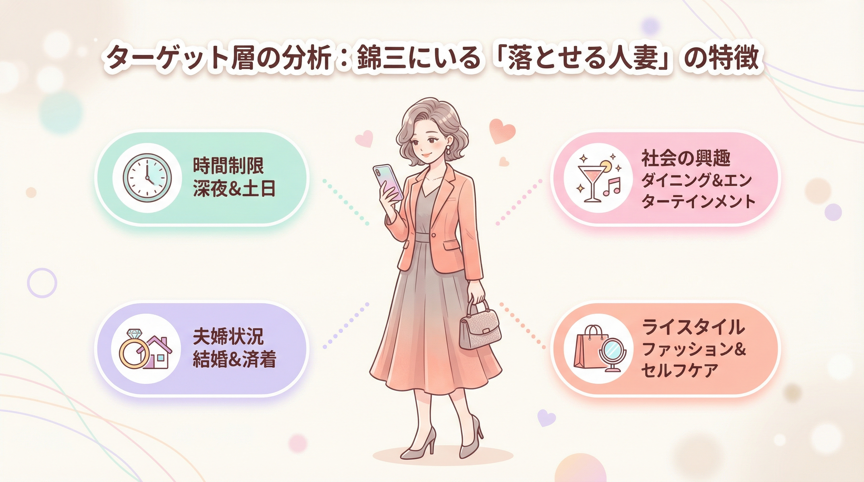 ターゲット層の分析：錦三にいる「落とせる人妻」の特徴