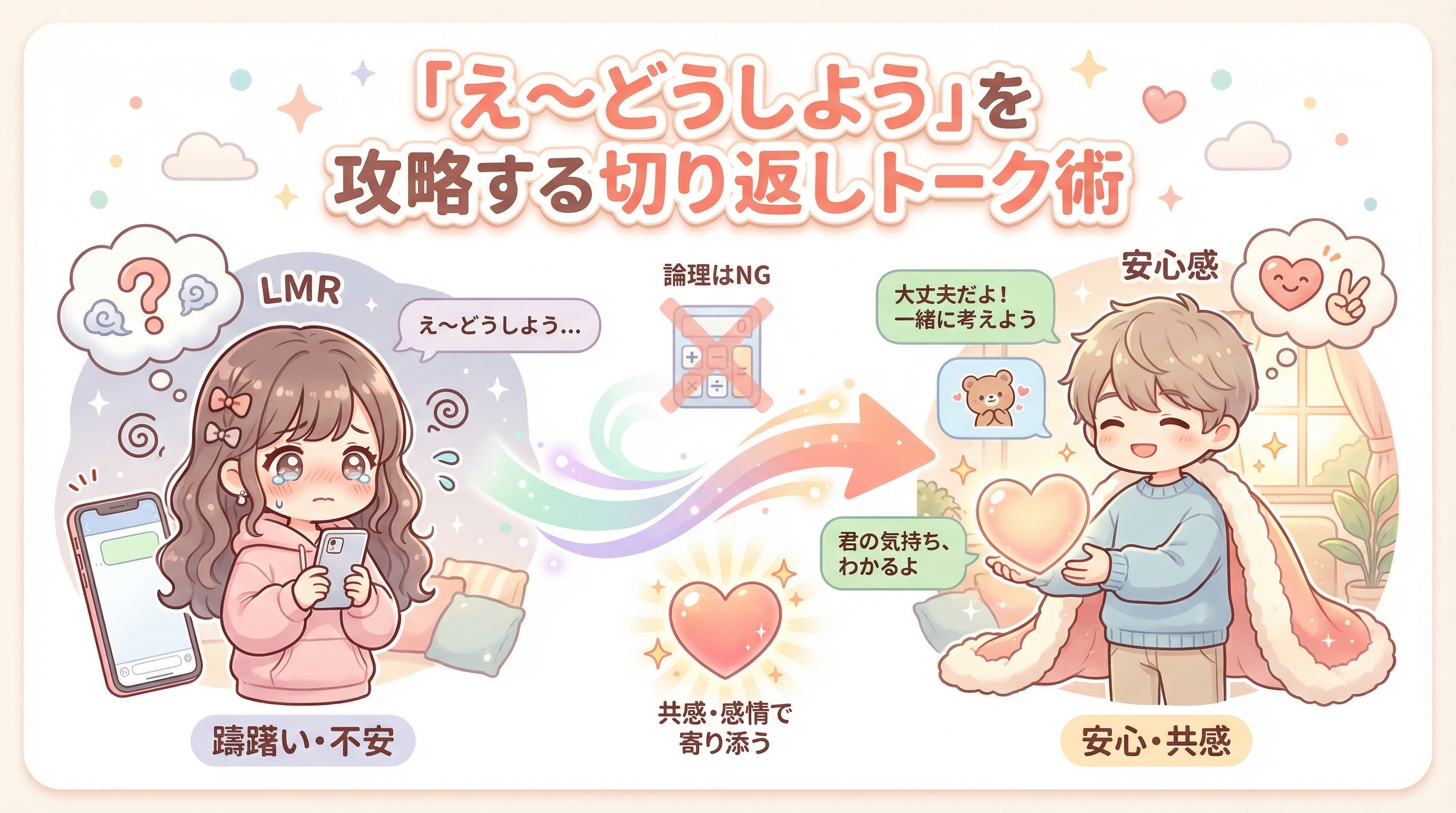 「え〜どうしよう」を攻略する切り返しトーク術