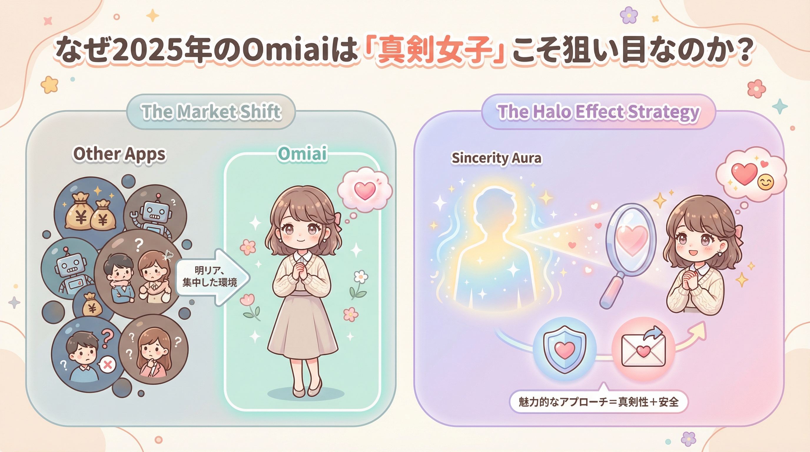 なぜ2025年のOmiaiは「真剣女子」こそ狙い目なのか?