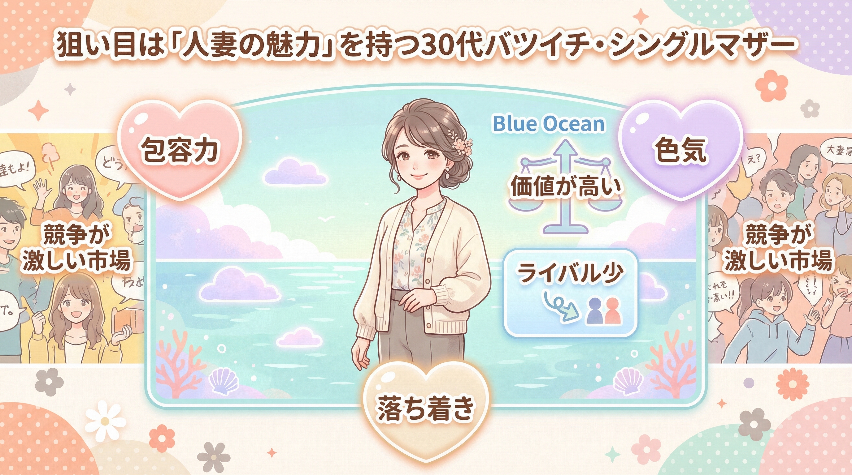 狙い目は「人妻の魅力」を持つ30代バツイチ・シングルマザー