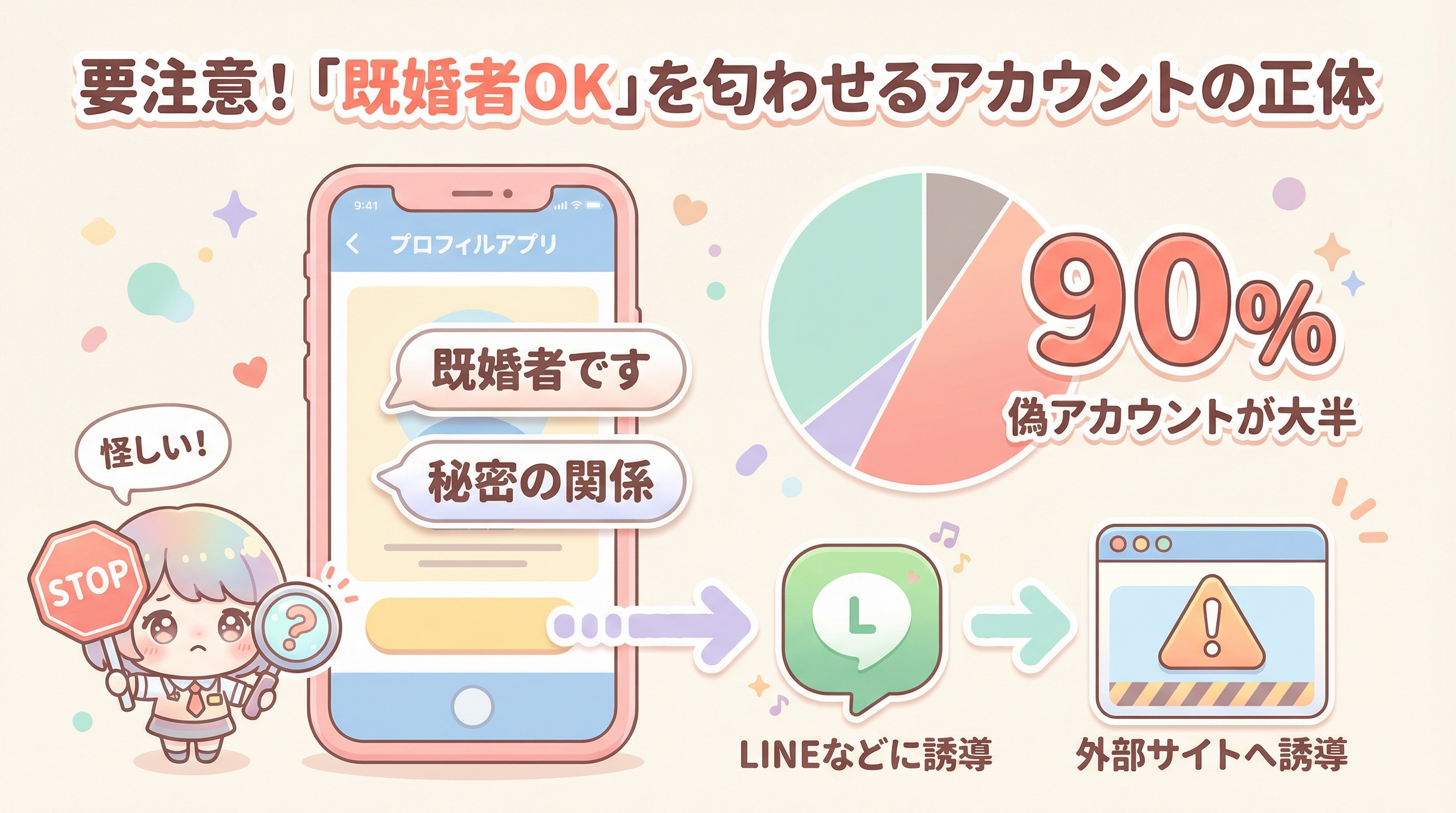 要注意!「既婚者OK」を匂わせるアカウントの正体