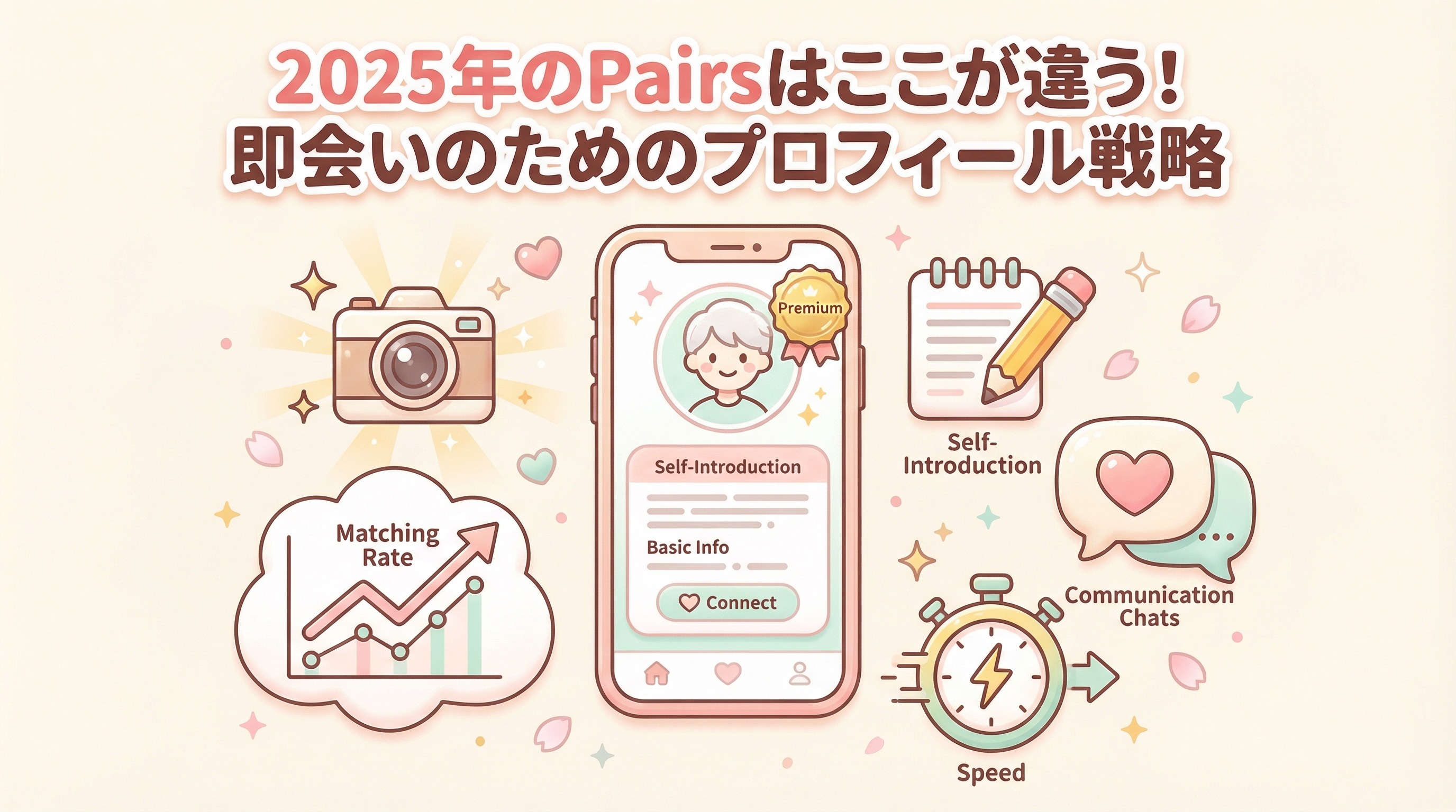 2025年のPairsはここが違う！即会いのためのプロフィール戦略