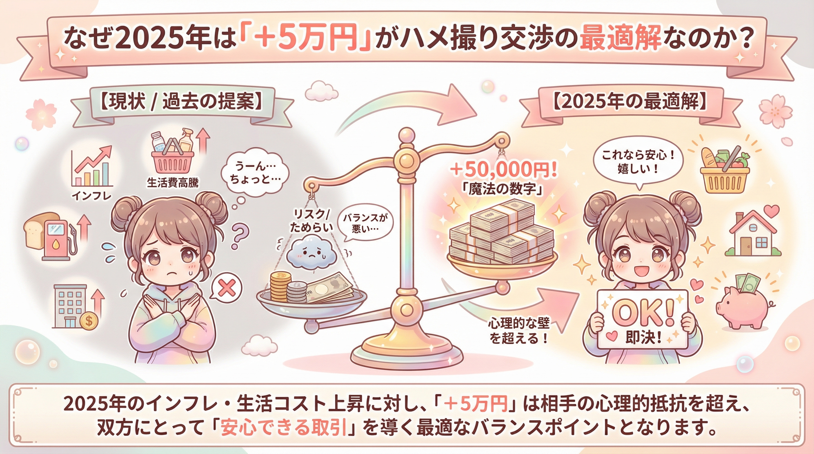 なぜ2025年は「+5万円」がハメ撮り交渉の最適解なのか?