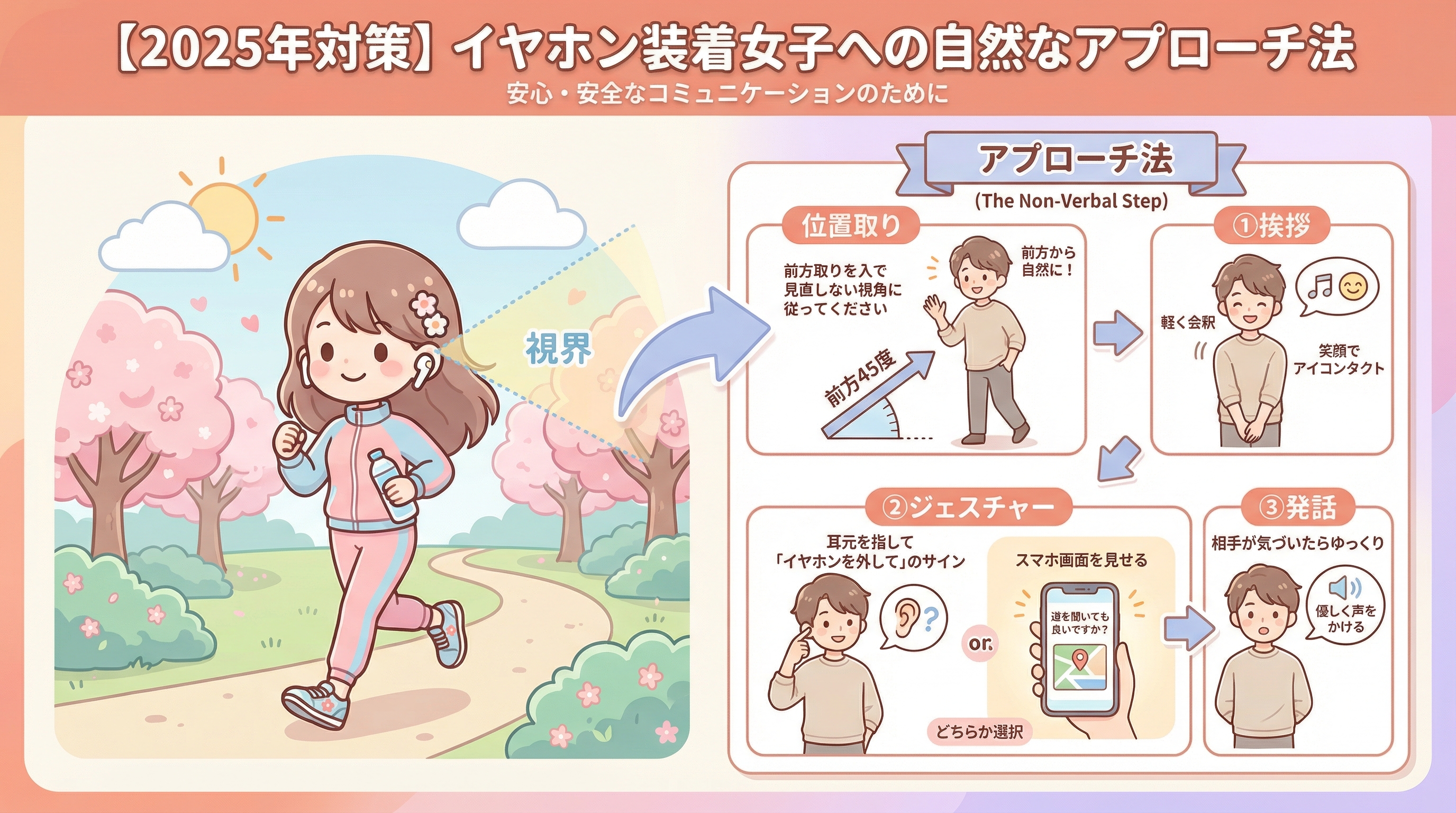 【2025年対策】イヤホン装着女子への自然なアプローチ法