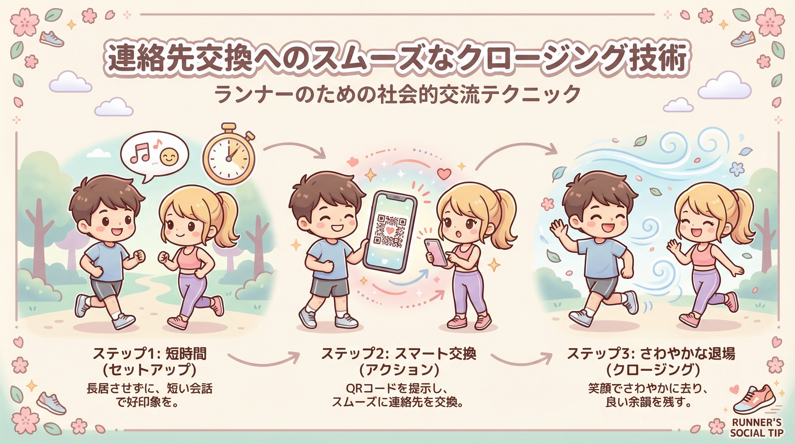 連絡先交換へのスムーズなクロージング技術