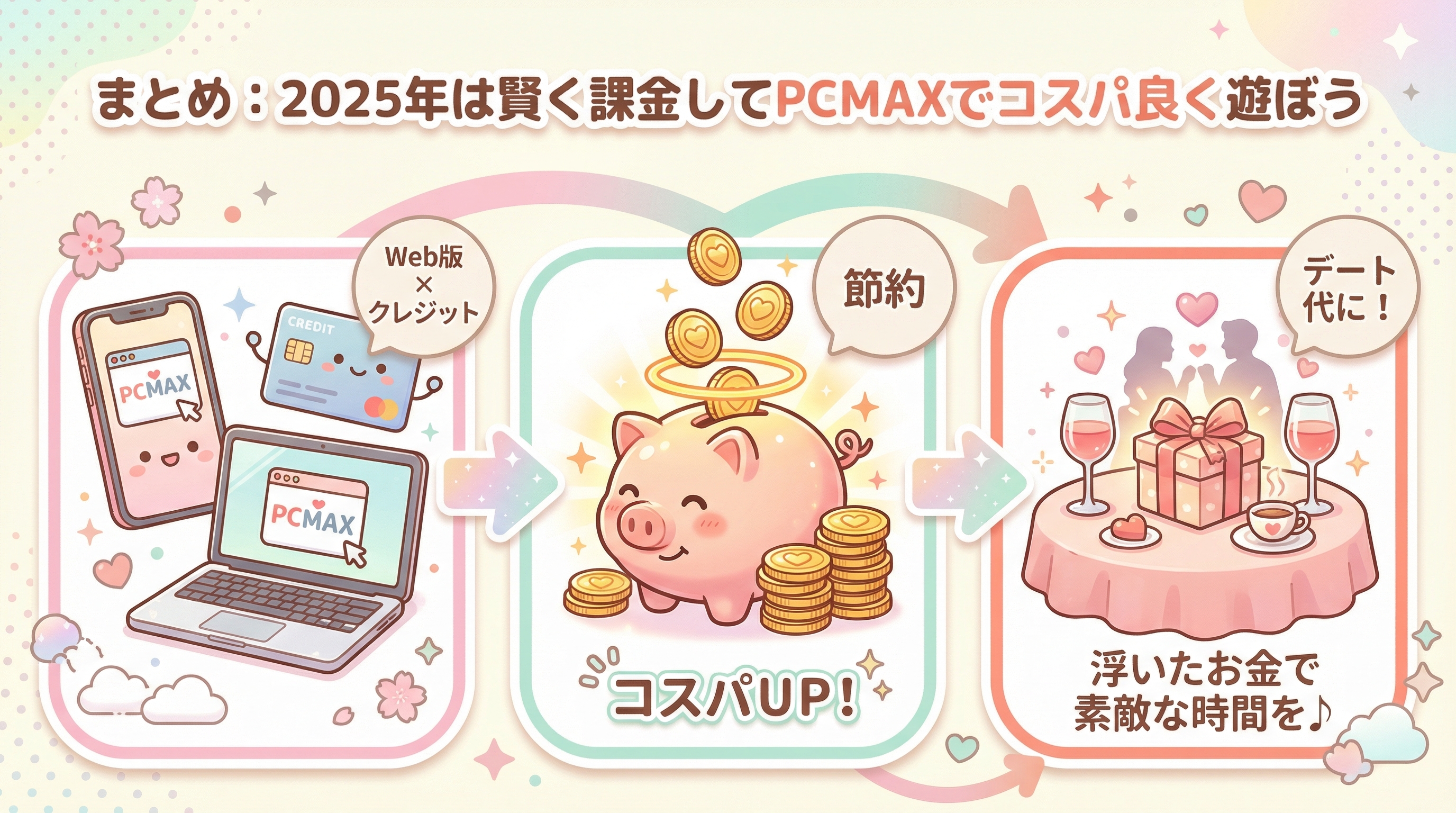 まとめ:2025年は賢く課金してPCMAXでコスパ良く遊ぼう