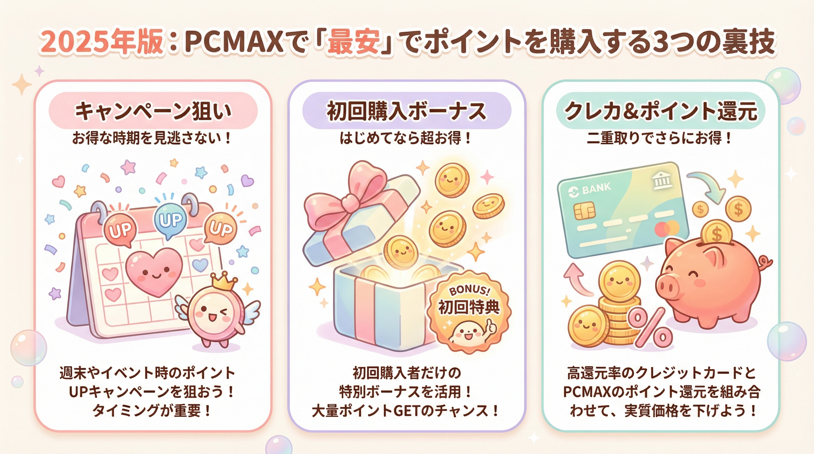 2025年版:PCMAXで「最安」でポイントを購入する3つの裏技