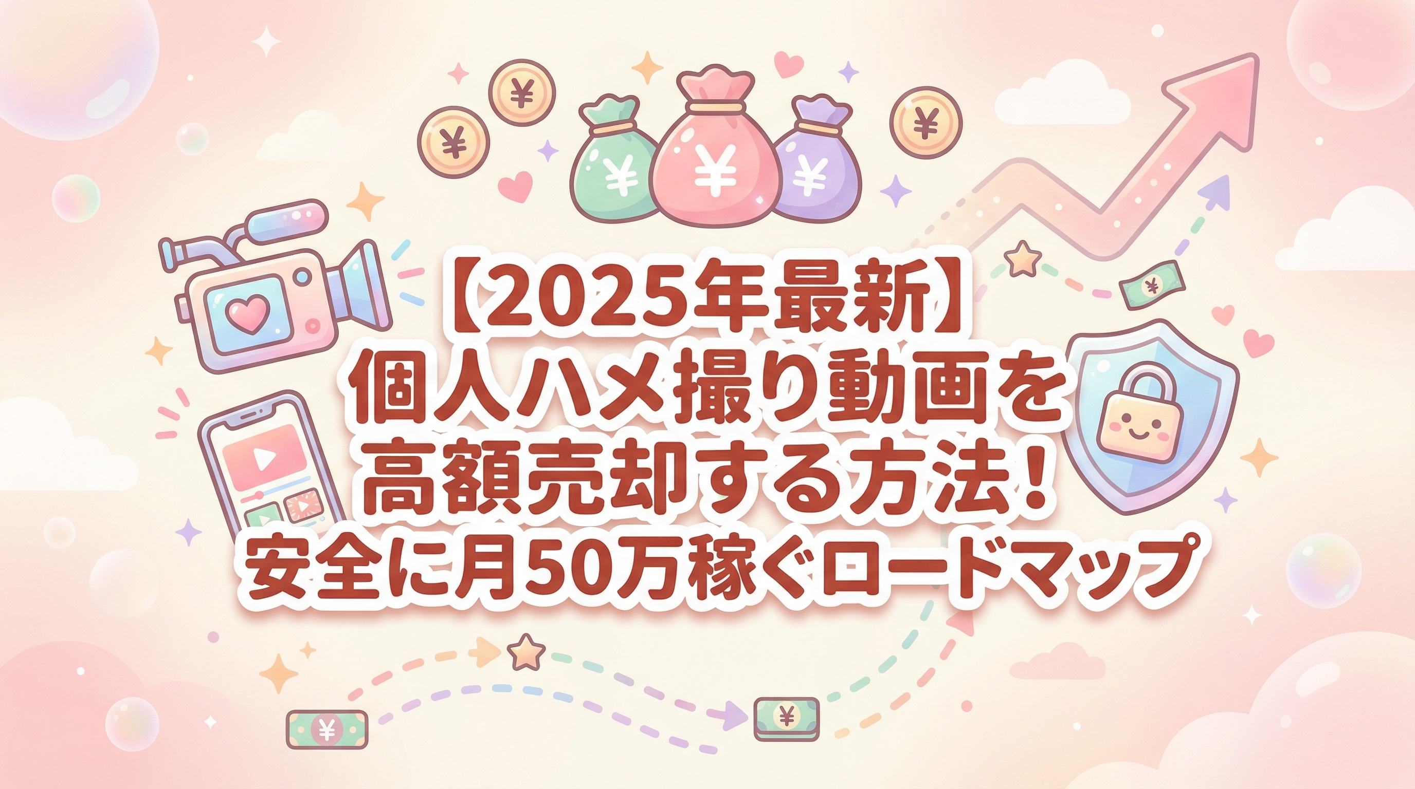 【2025年最新】個人ハメ撮り動画を高額売却する方法！安全に月50万稼ぐロードマップ