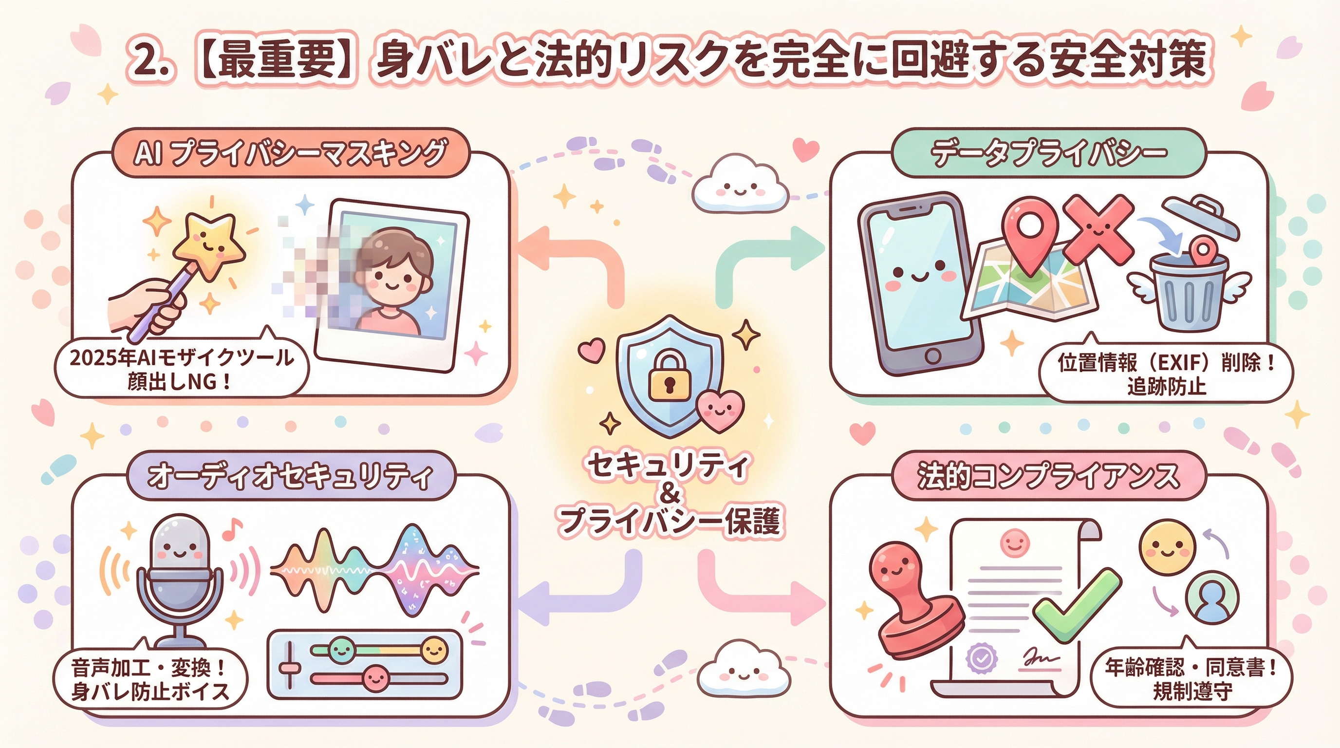 2. 【最重要】身バレと法的リスクを完全に回避する安全対策