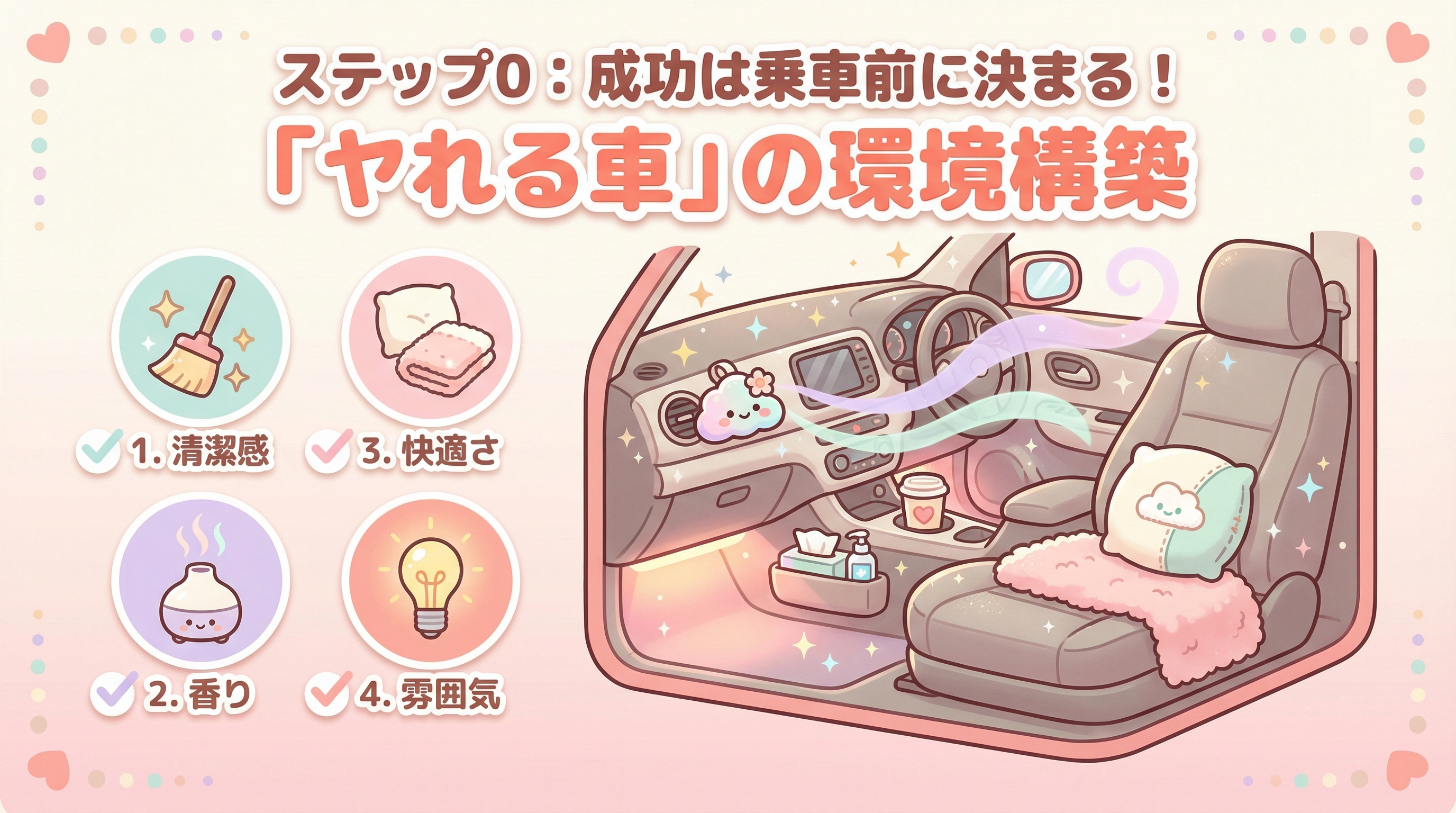 ステップ0:成功は乗車前に決まる!「ヤれる車」の環境構築