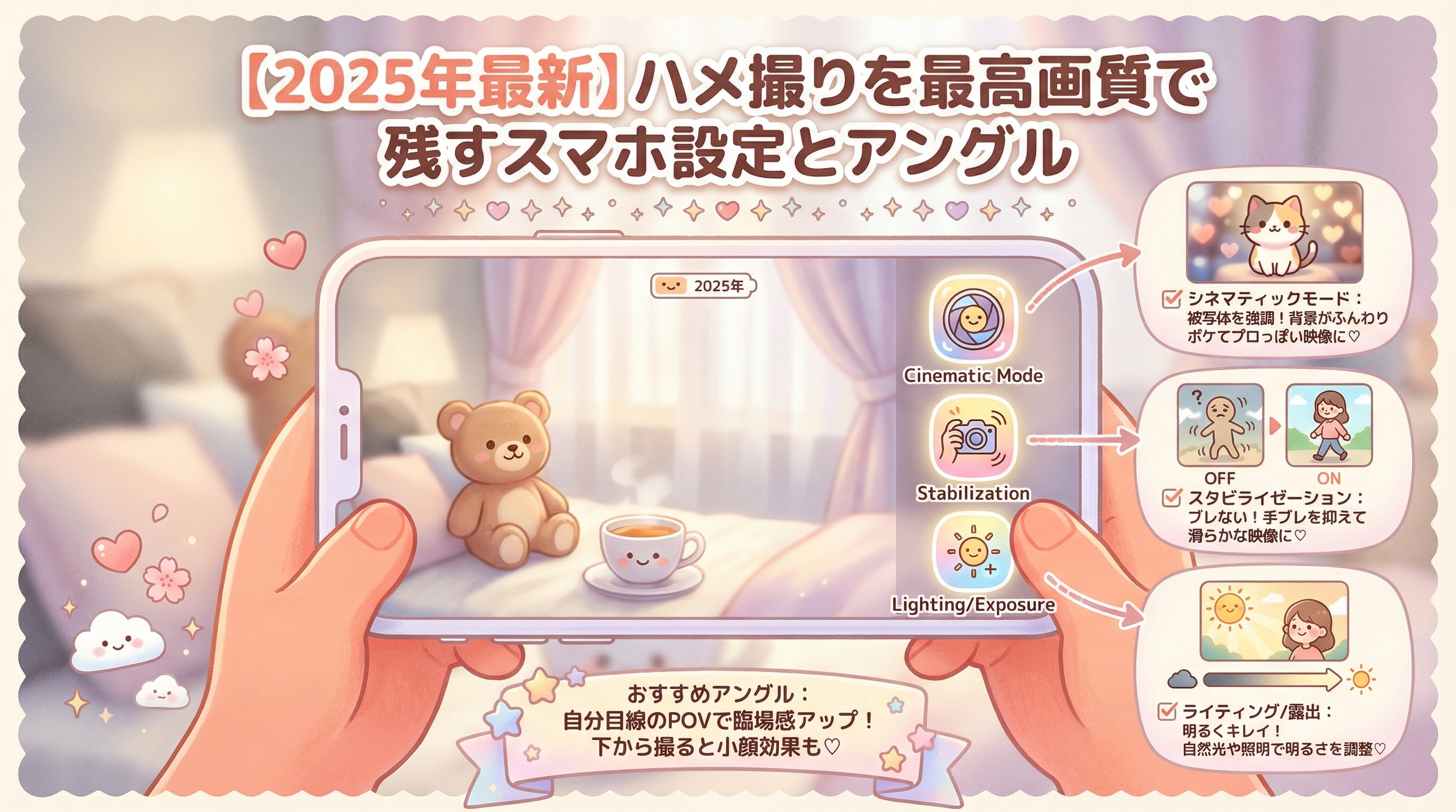 【2025年最新】ハメ撮りを最高画質で残すスマホ設定とアングル