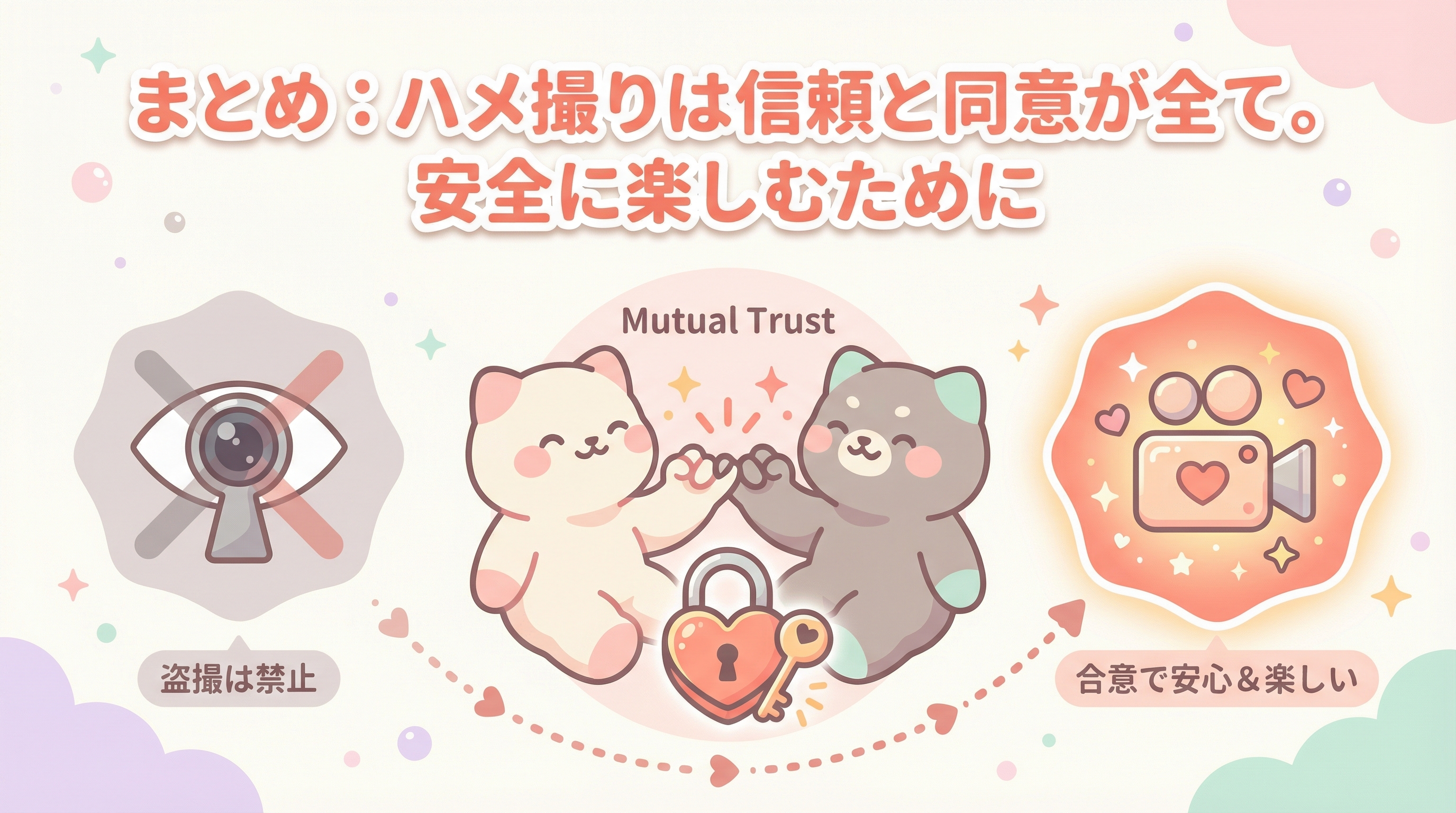 まとめ：ハメ撮りは信頼と同意が全て。安全に楽しむために