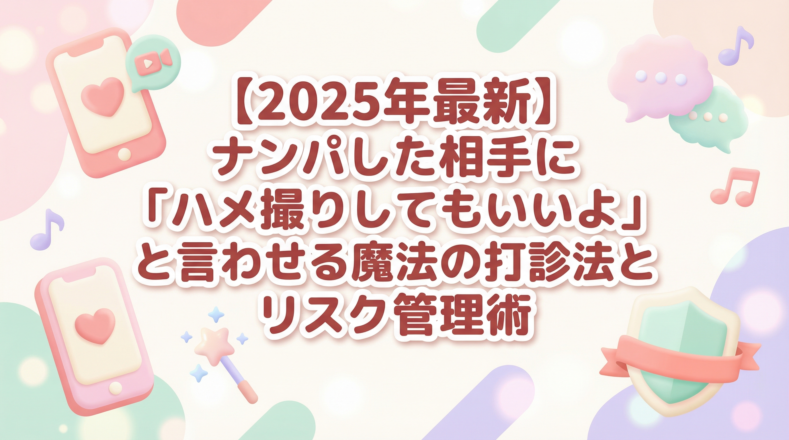 【2025年最新】ナンパした相手に「ハメ撮りしてもいいよ」と言わせる魔法の打診法とリスク管理術