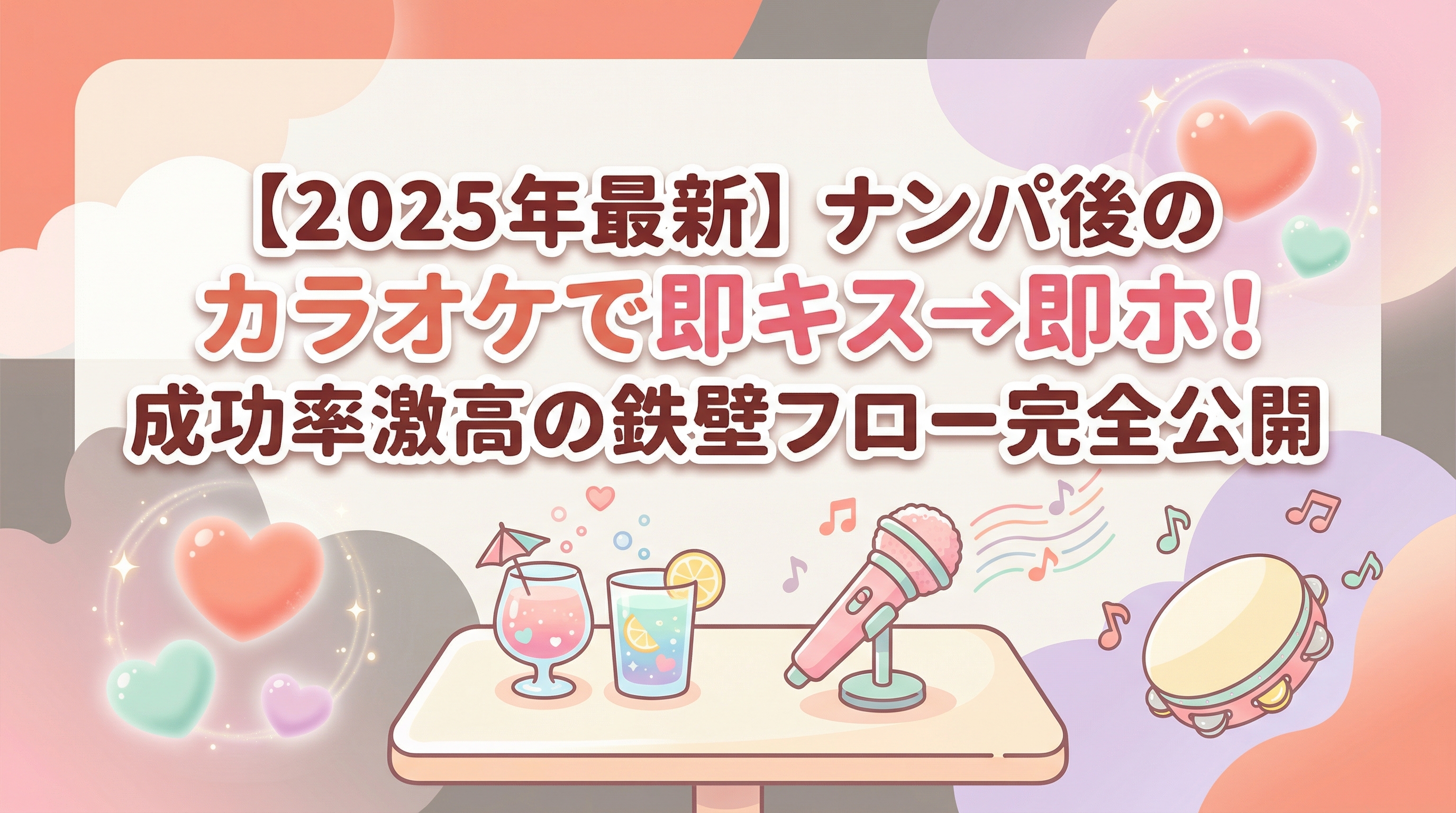 【2025年最新】ナンパ後のカラオケで即キス→即ホ！成功率激高の鉄壁フロー完全公開