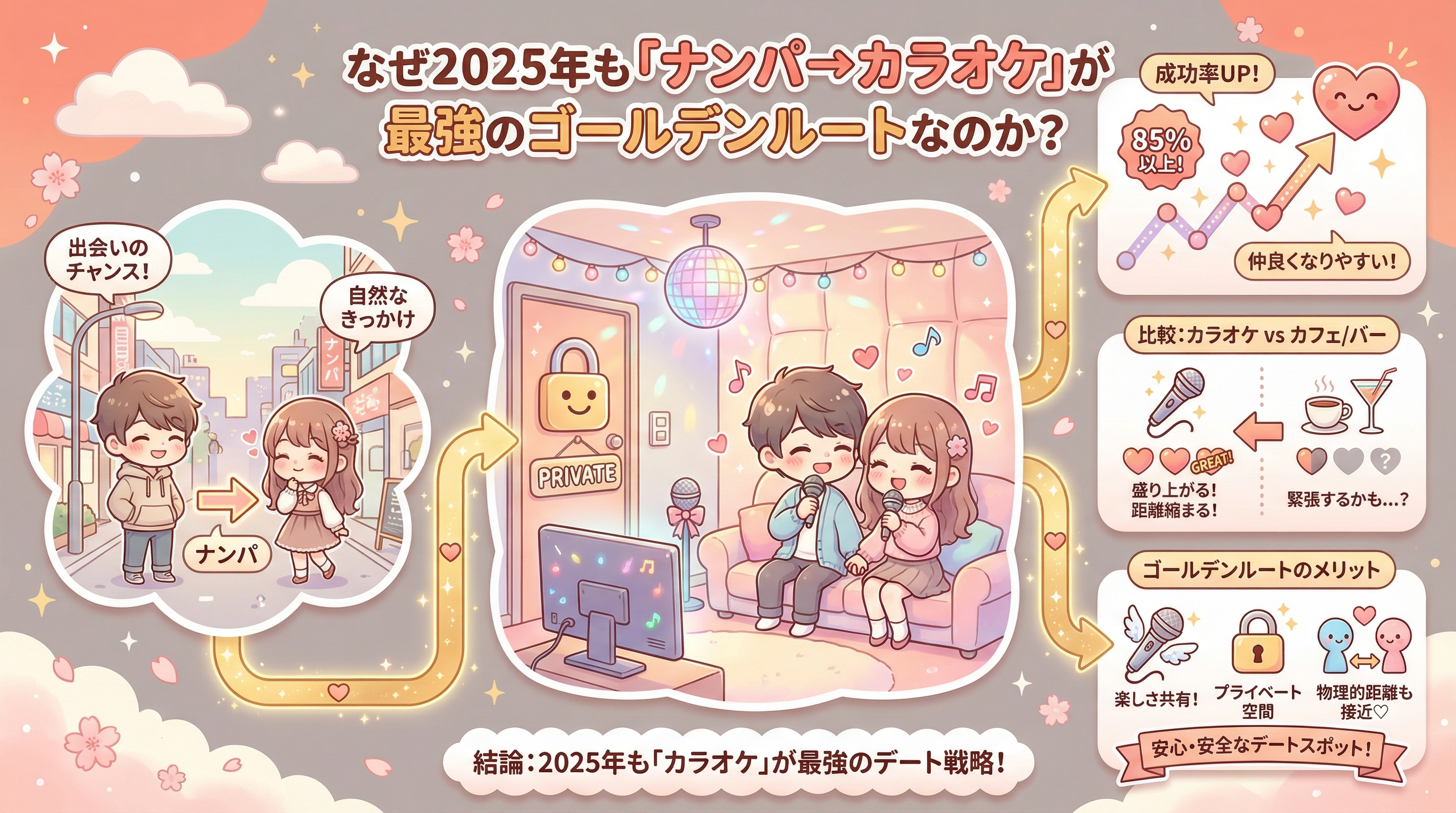 なぜ2025年も「ナンパ→カラオケ」が最強のゴールデンルートなのか?