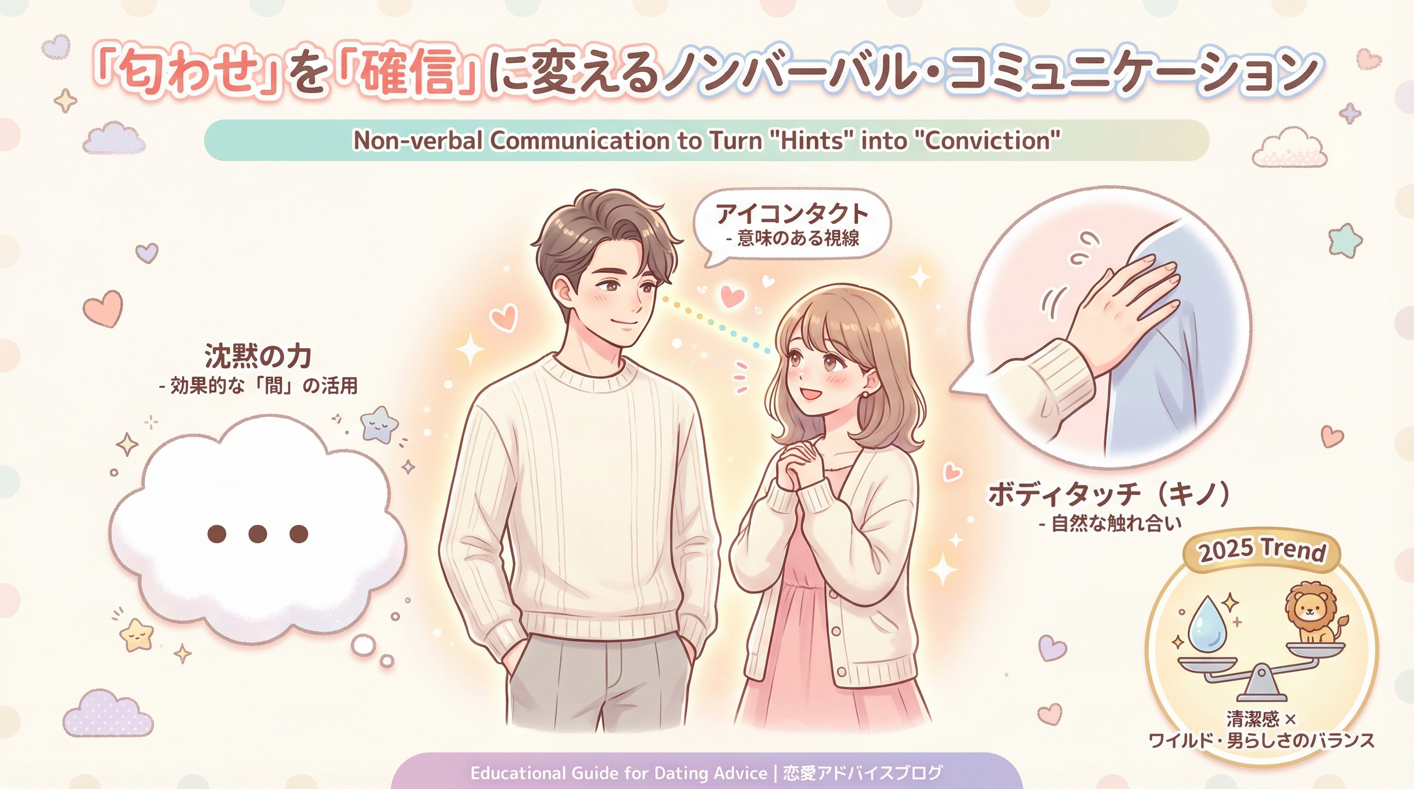 「匂わせ」を「確信」に変えるノンバーバル・コミュニケーション