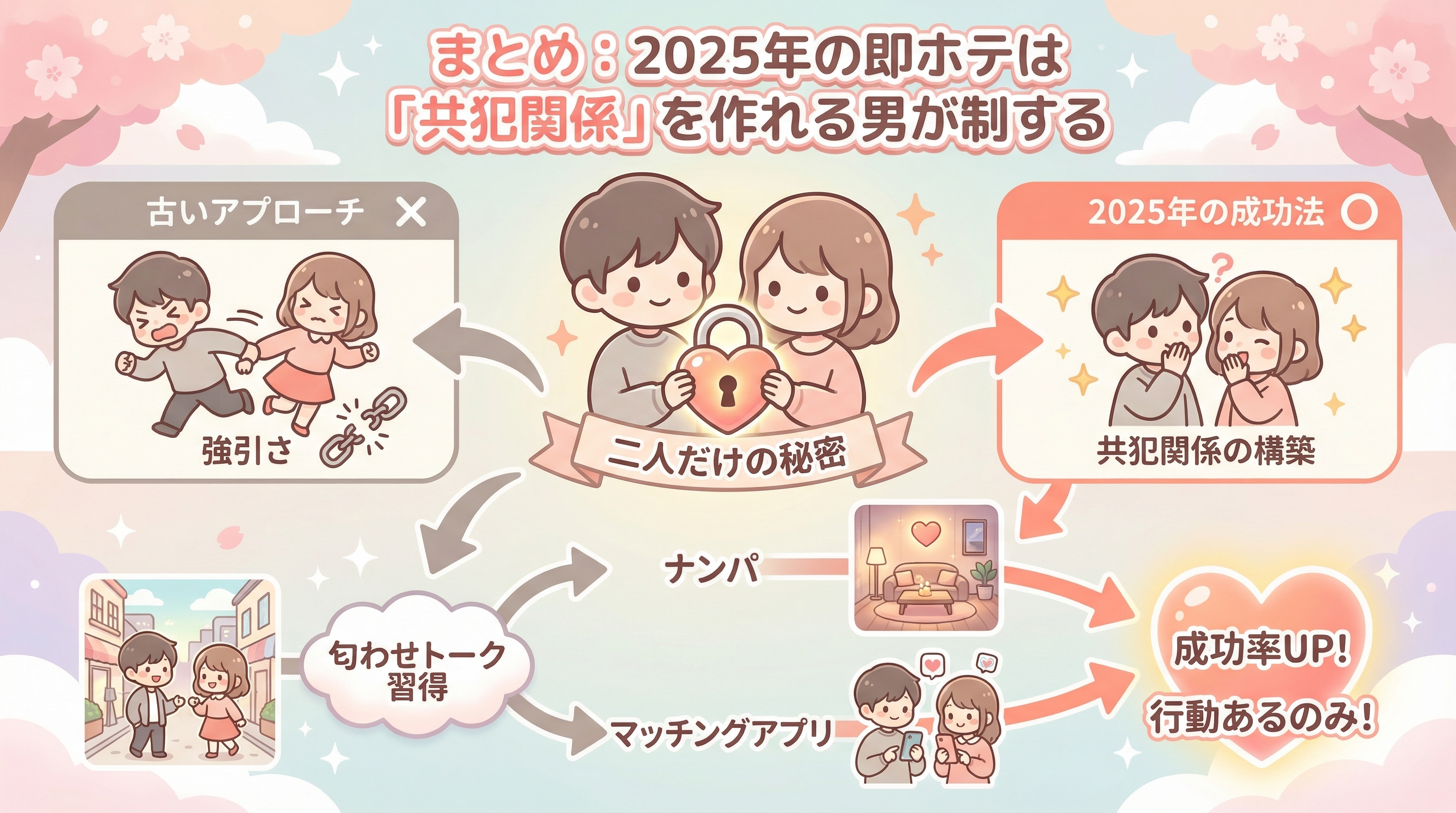 まとめ：2025年の即ホテは「共犯関係」を作れる男が制する