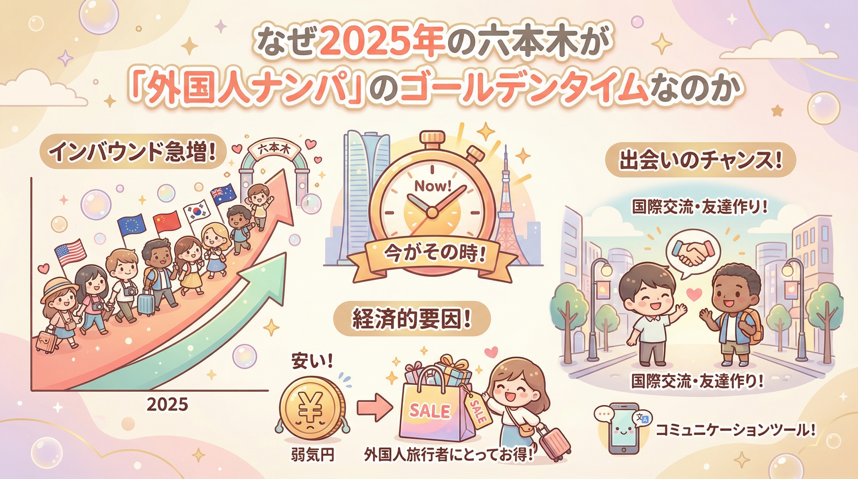 なぜ2025年の六本木が「外国人ナンパ」のゴールデンタイムなのか