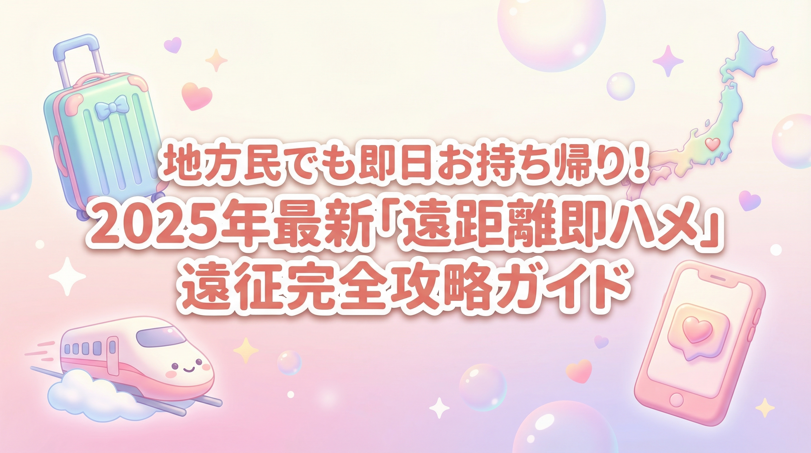 地方民でも即日お持ち帰り！2025年最新「遠距離即ハメ」遠征完全攻略ガイド
