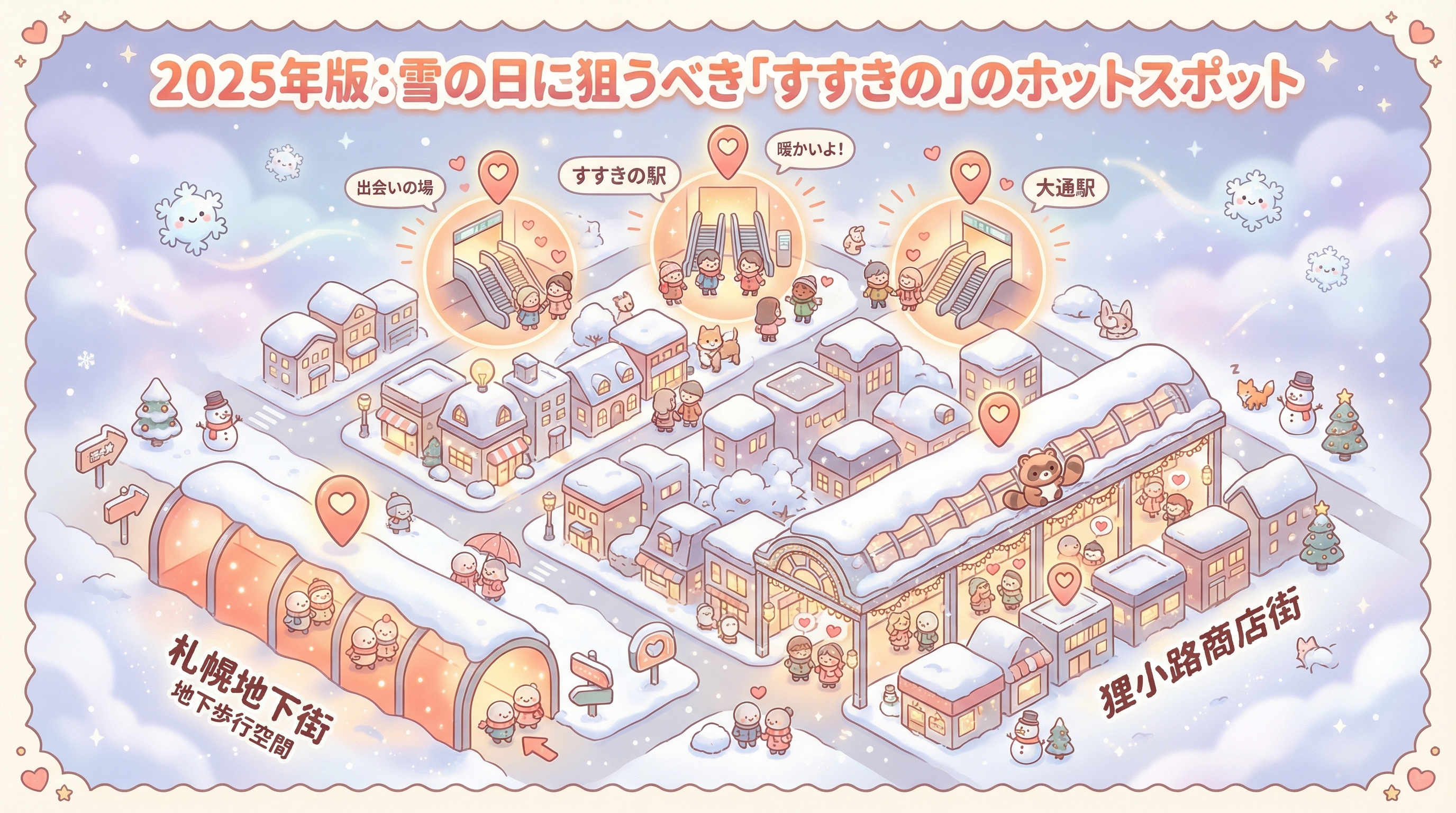 2025年版:雪の日に狙うべき「すすきの」のホットスポット