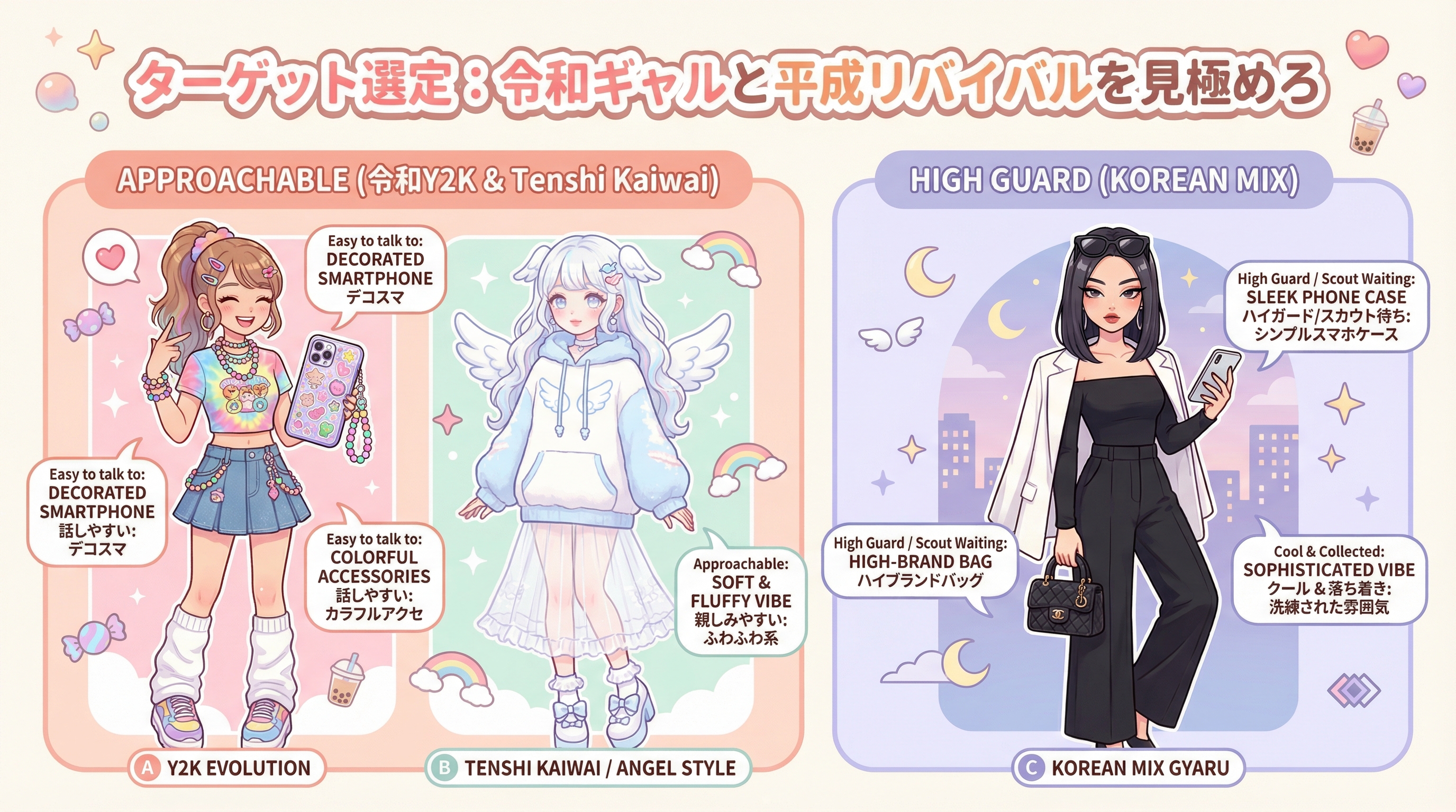 ターゲット選定:令和ギャルと平成リバイバルを見極めろ