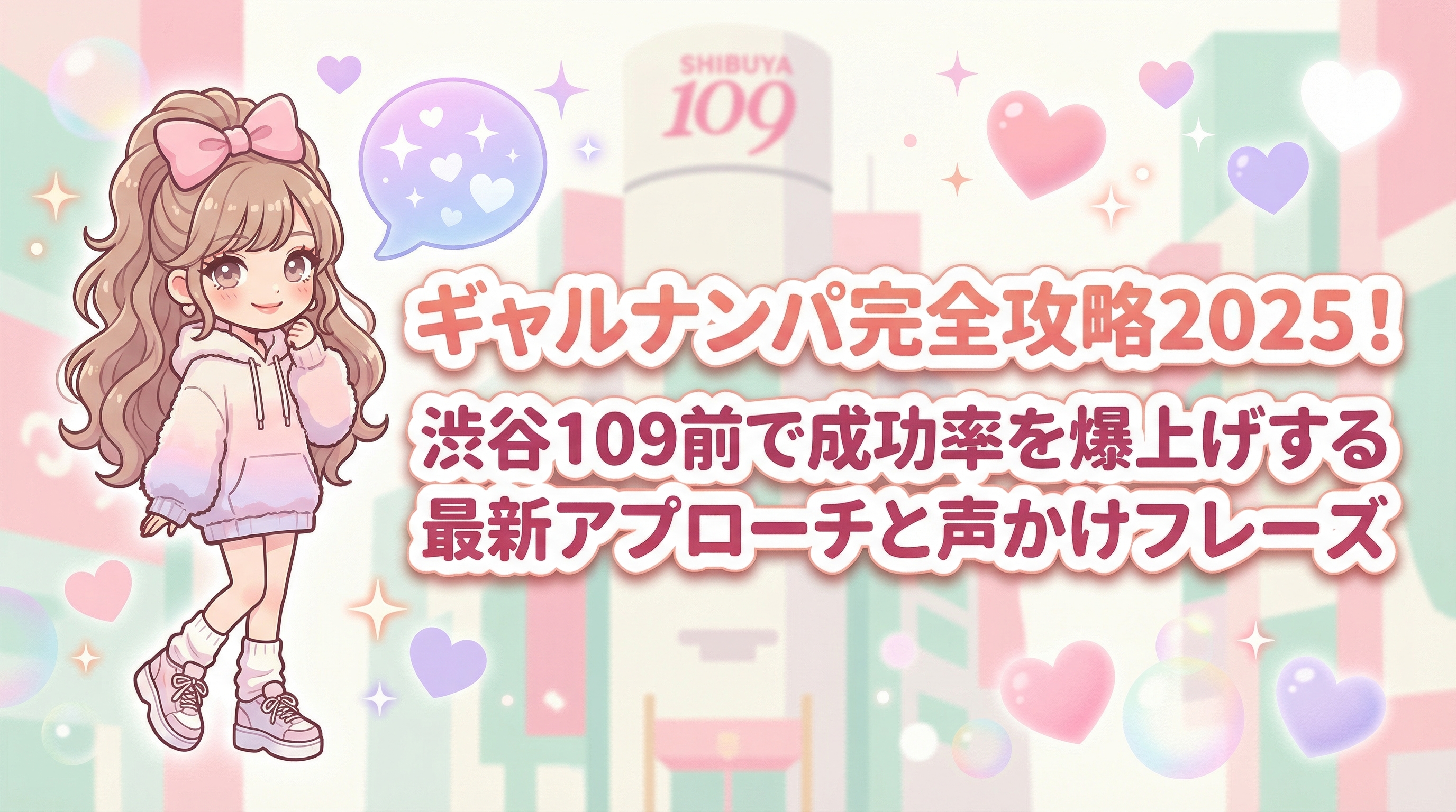 ギャルナンパ完全攻略2025！渋谷109前で成功率を爆上げする最新アプローチと声かけフレーズ