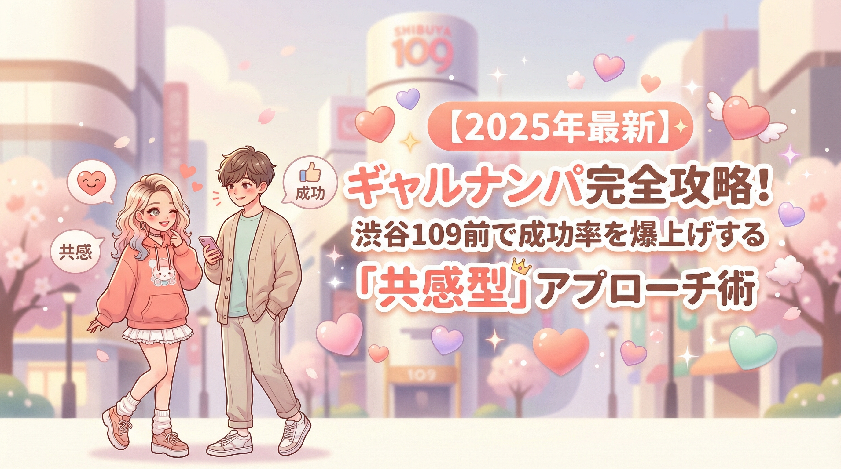 【2025年最新】ギャルナンパ完全攻略！渋谷109前で成功率を爆上げする「共感型」アプローチ術