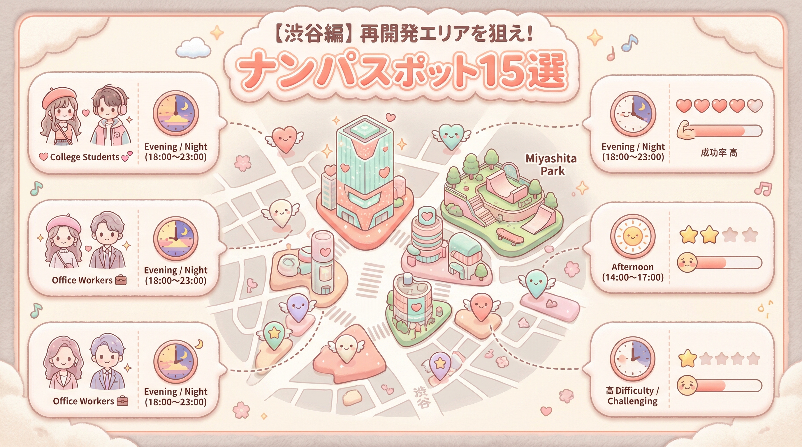 【渋谷編】再開発エリアを狙え!ナンパスポット15選