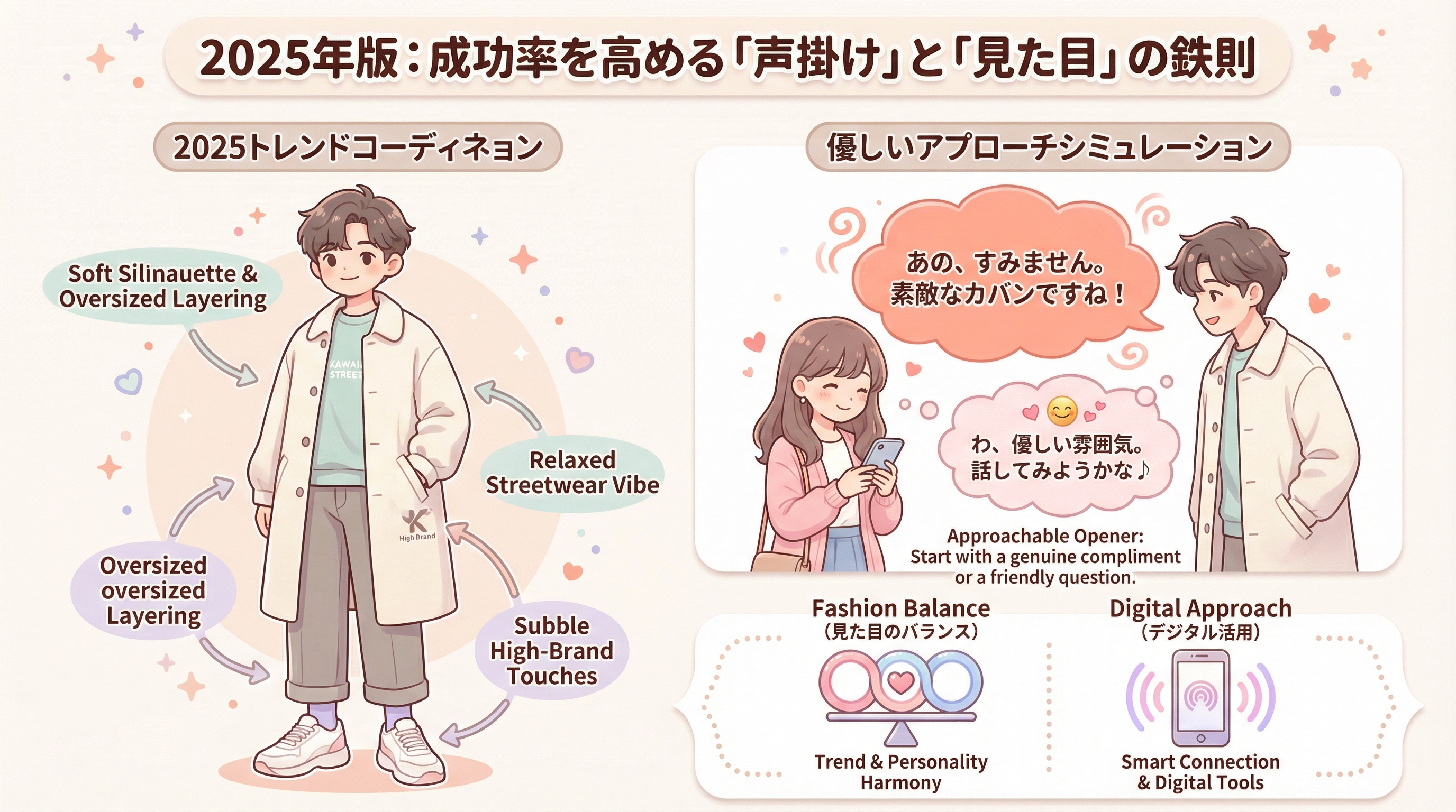 2025年版:成功率を高める「声掛け」と「見た目」の鉄則