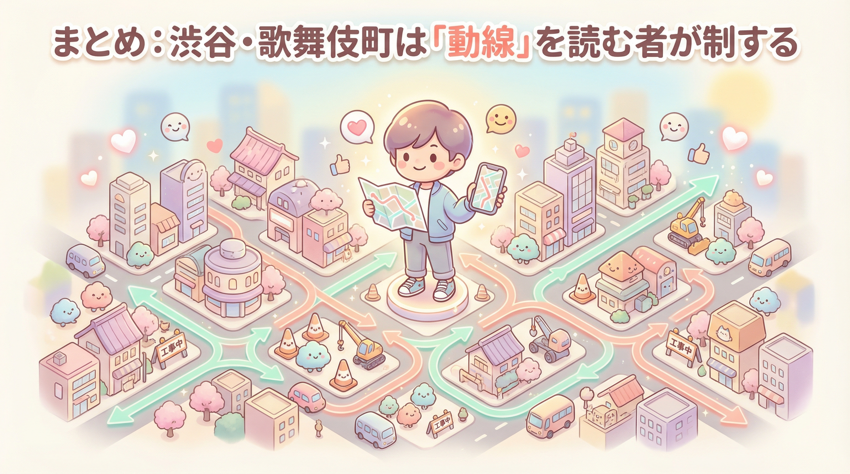 まとめ:渋谷・歌舞伎町は「動線」を読む者が制する