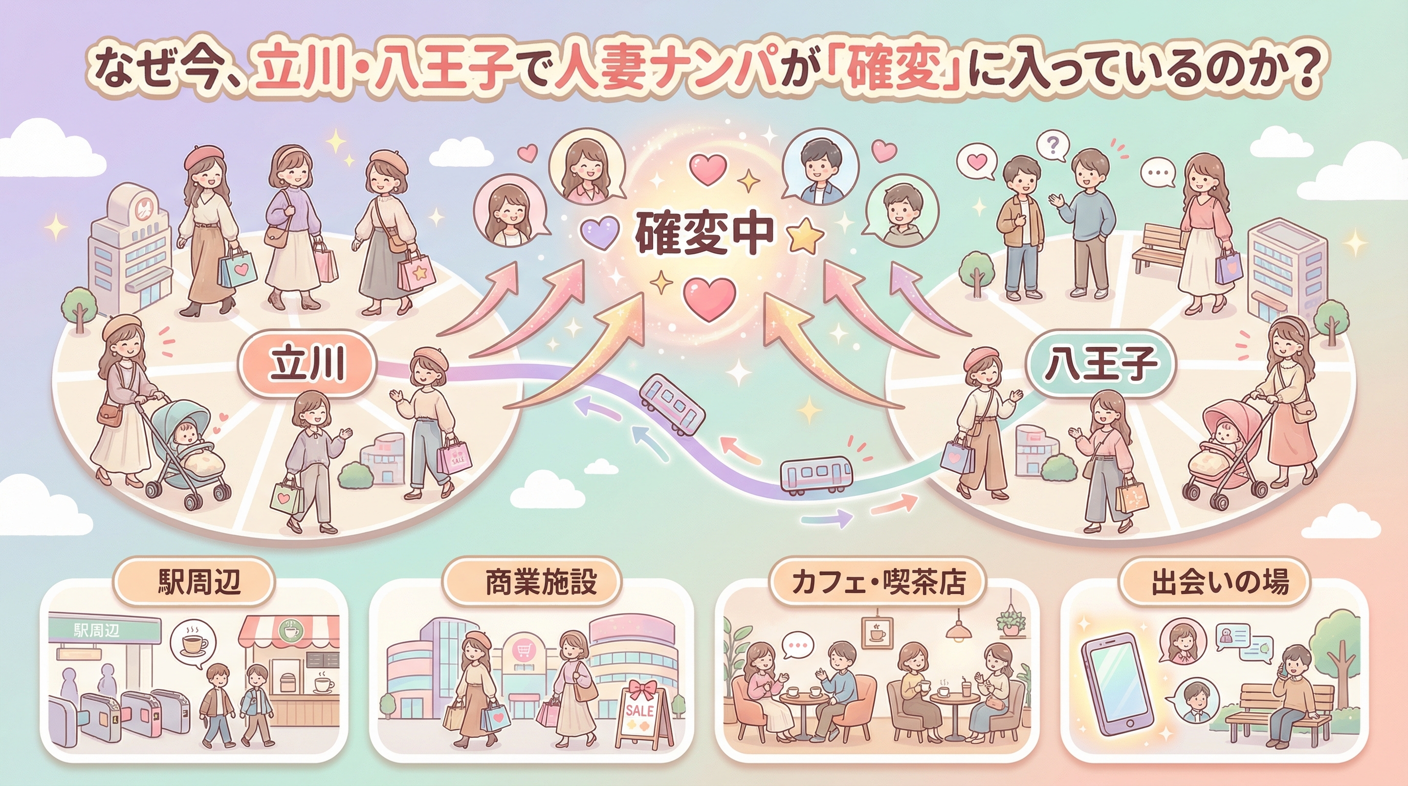 なぜ今、立川・八王子で人妻ナンパが「確変」に入っているのか?