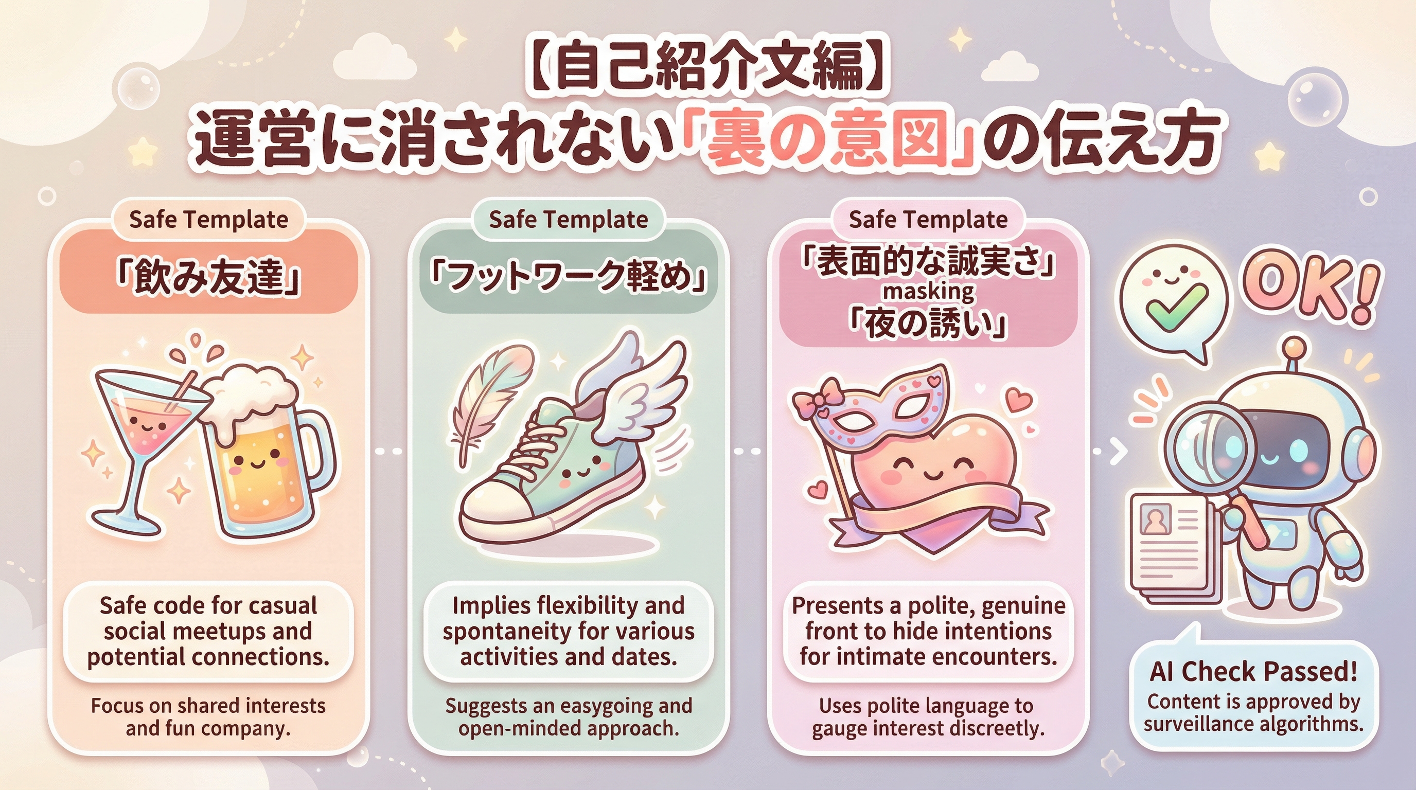 【自己紹介文編】運営に消されない「裏の意図」の伝え方