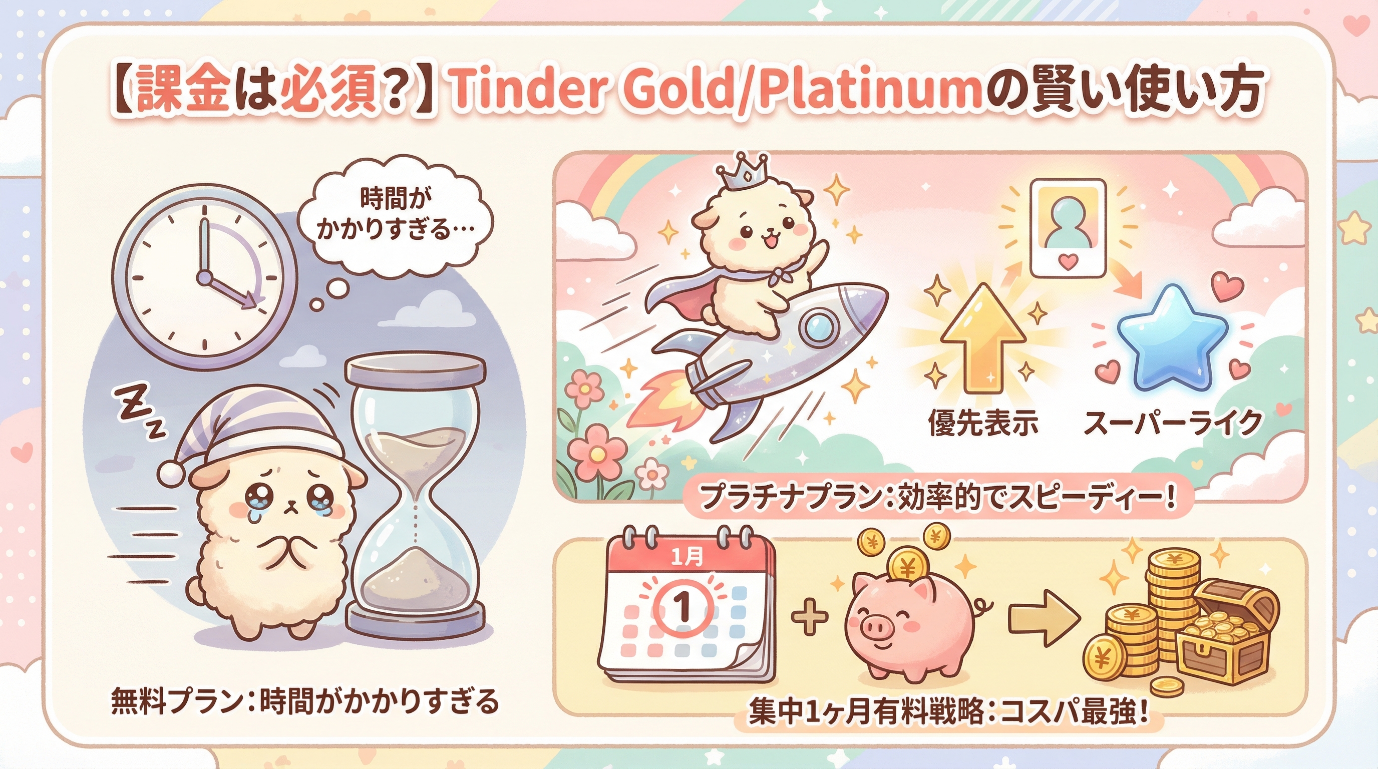 【課金は必須?】Tinder Gold/Platinumの賢い使い方