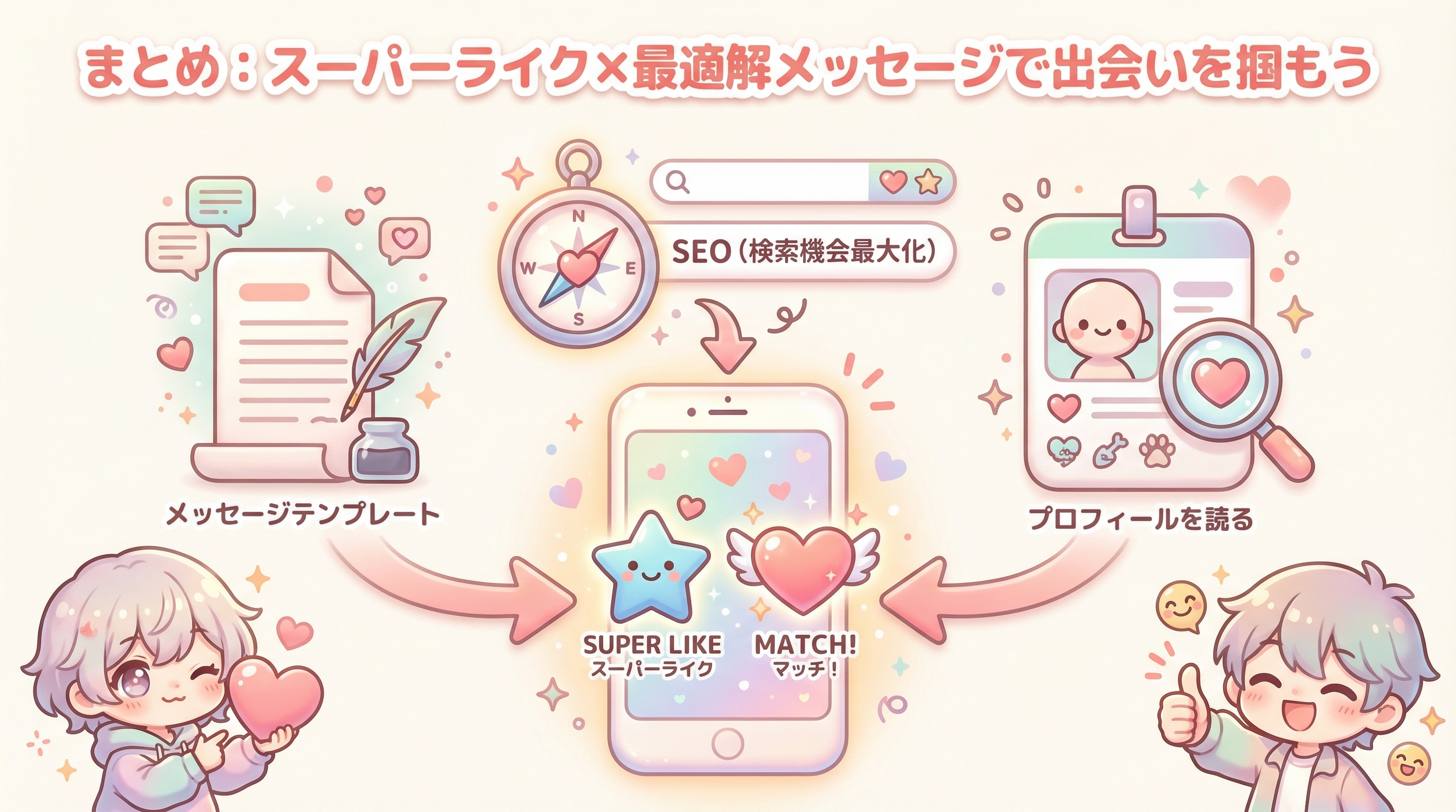 まとめ：スーパーライク×最適解メッセージで出会いを掴もう