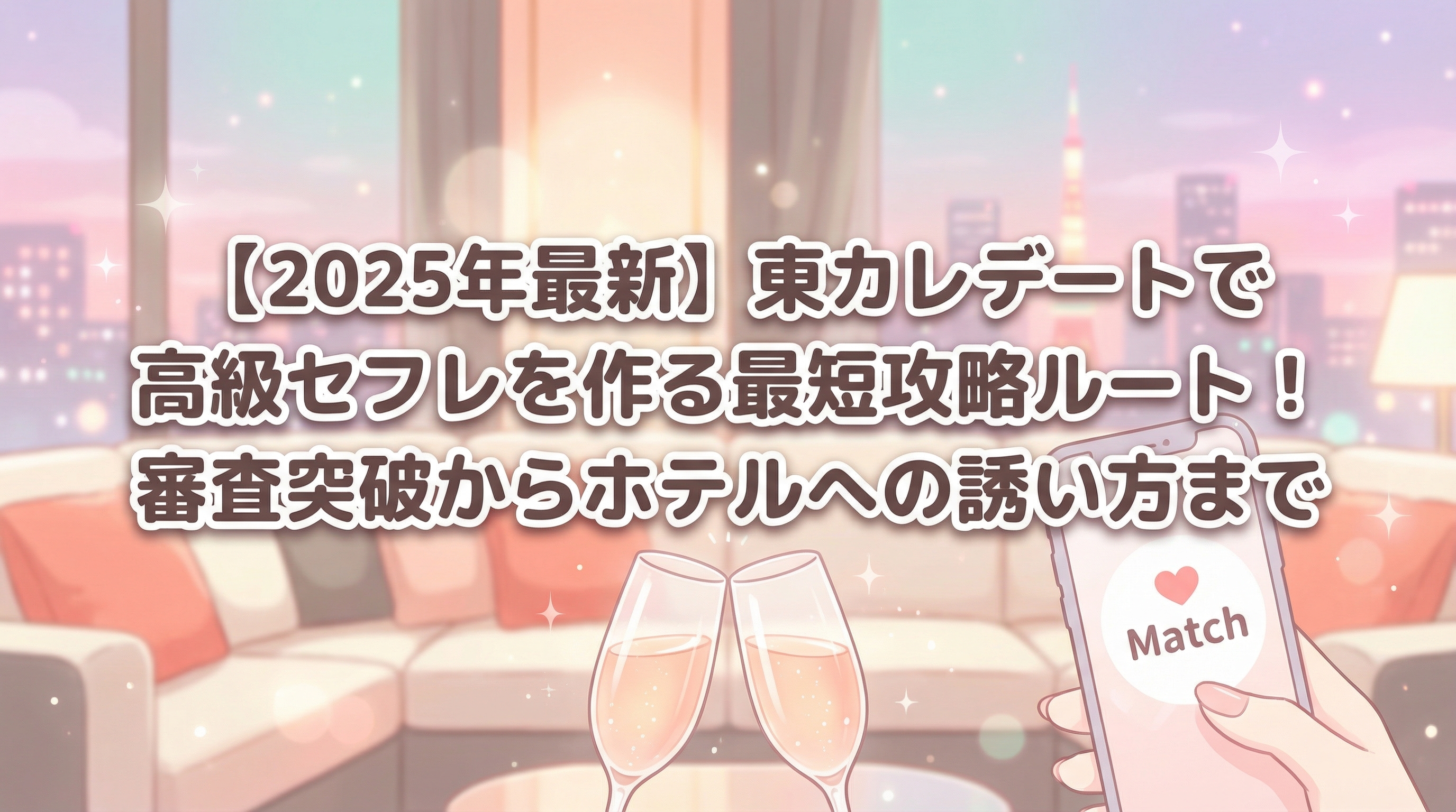 【2025年最新】東カレデートで高級セフレを作る最短攻略ルート！審査突破からホテルへの誘い方まで