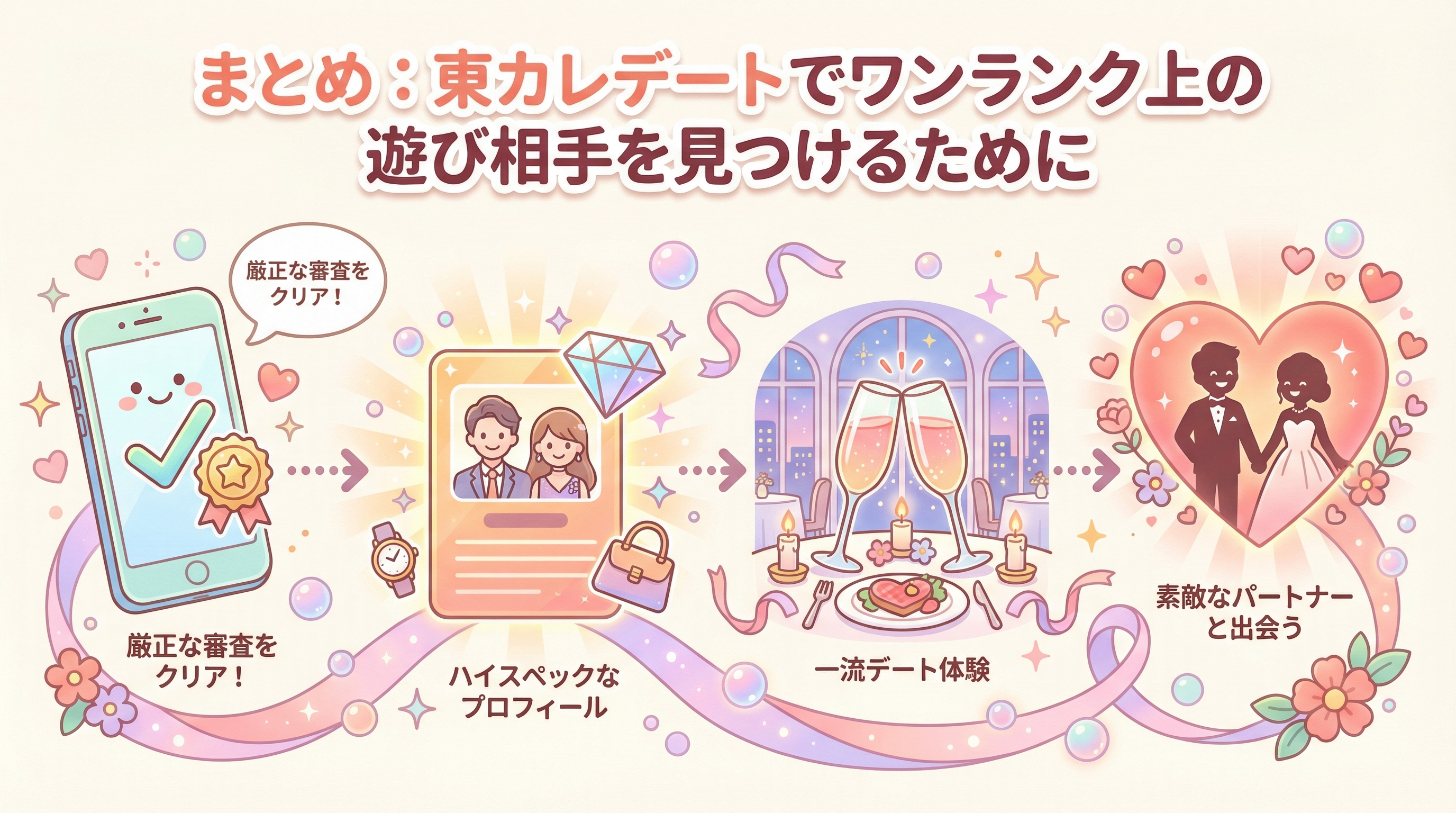 まとめ:東カレデートでワンランク上の遊び相手を見つけるために