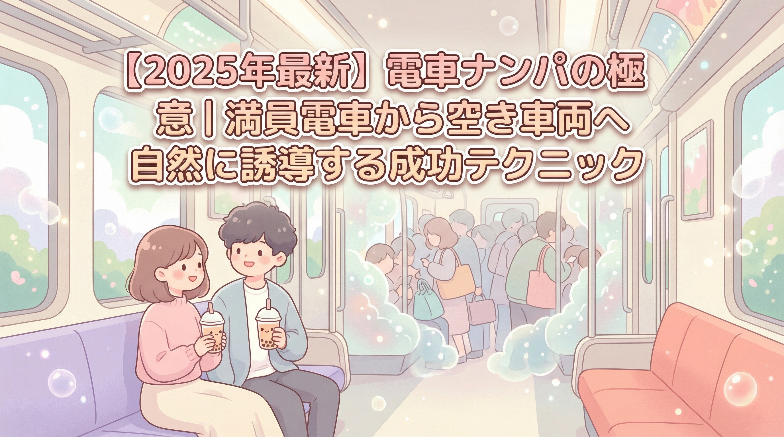 【2025年最新】電車ナンパの極意｜満員電車から空き車両へ自然に誘導する成功テクニック