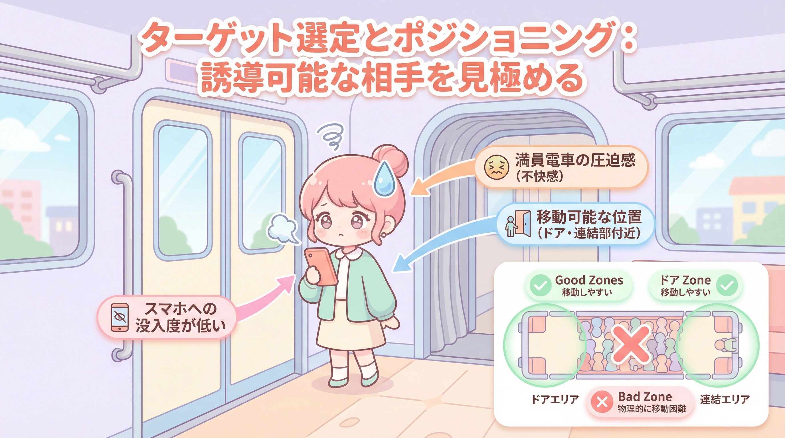 ターゲット選定とポジショニング：誘導可能な相手を見極める