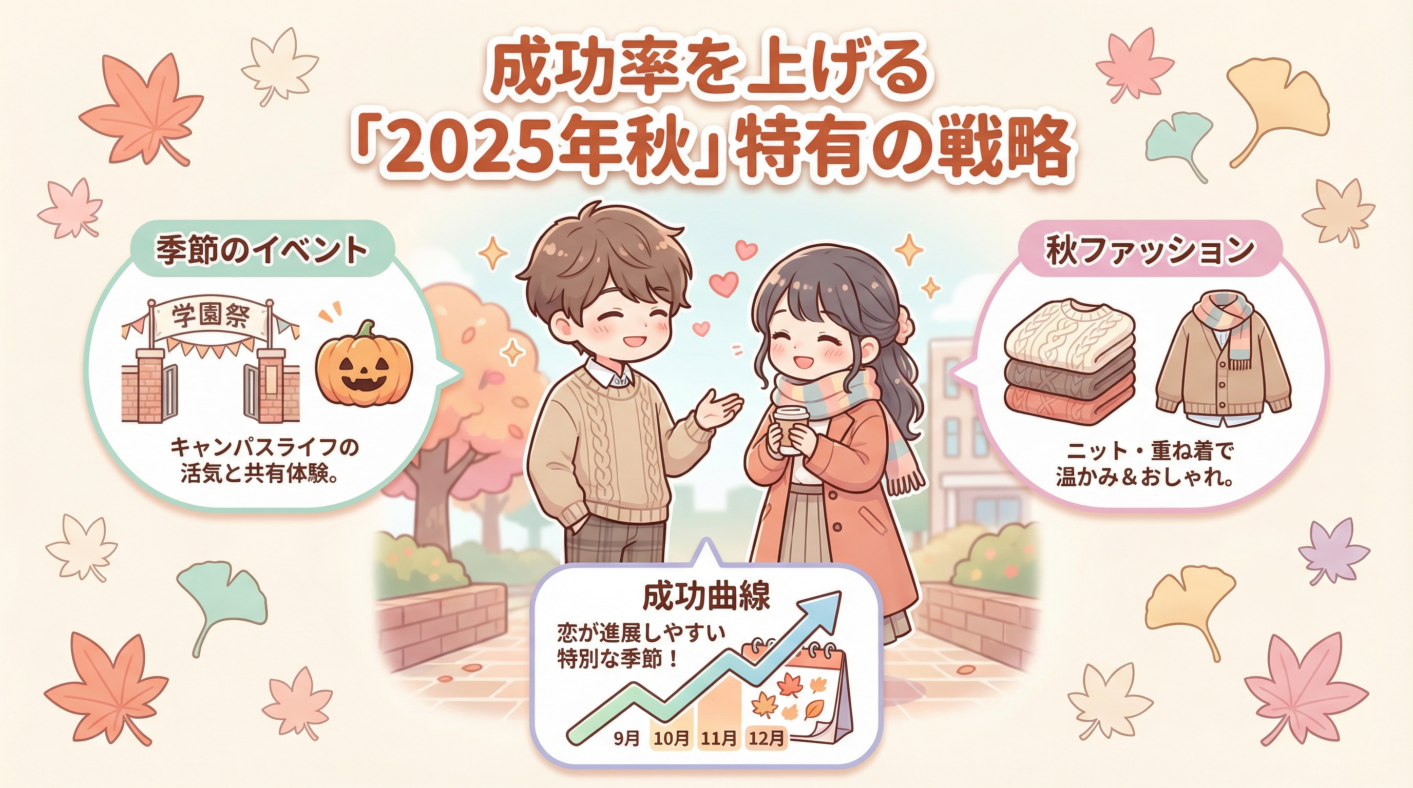 成功率を上げる「2025年秋」特有の戦略