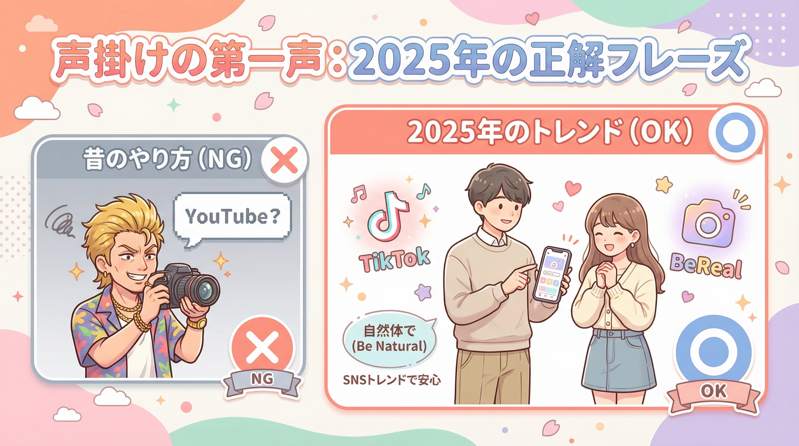 声掛けの第一声:2025年の正解フレーズ