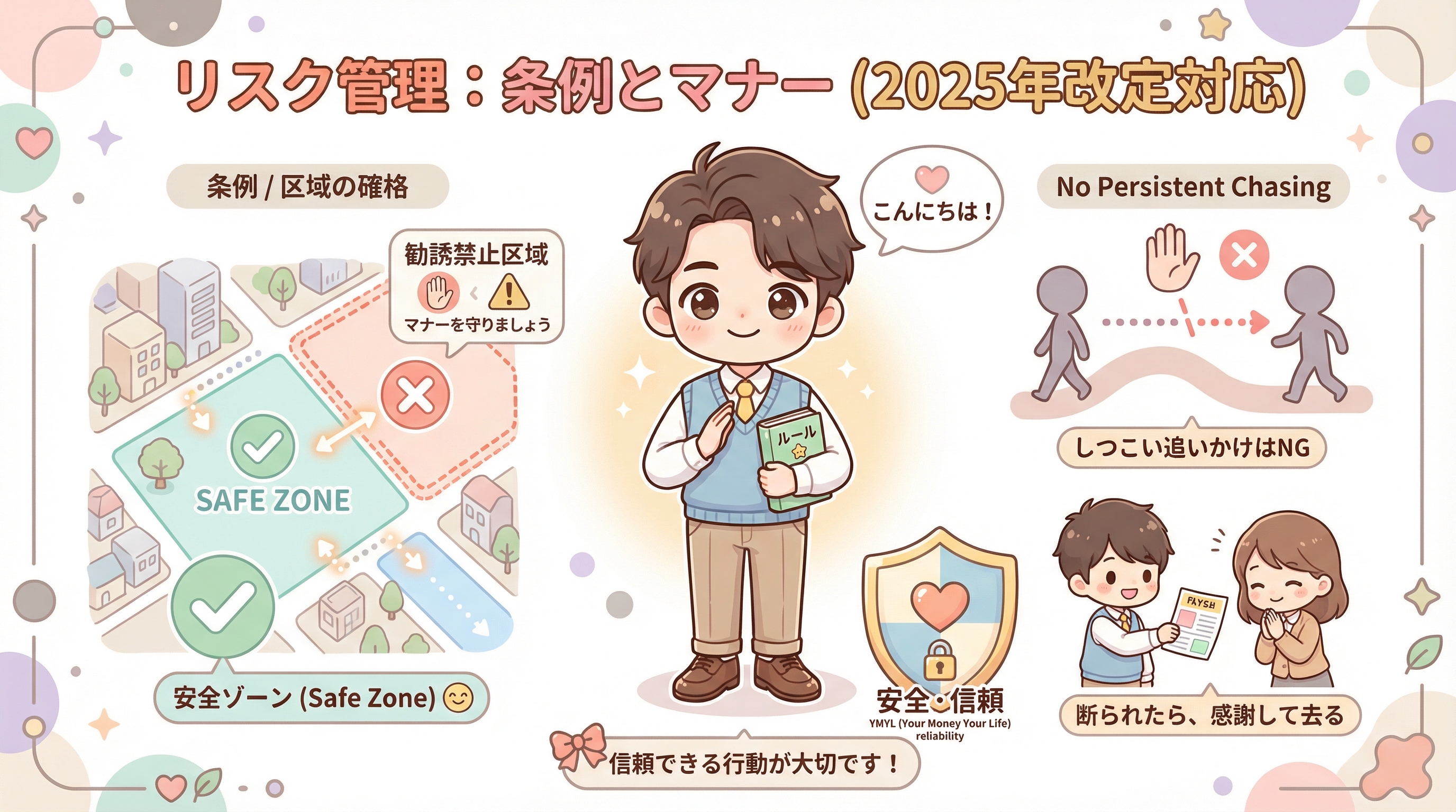 リスク管理:条例とマナー(2025年改定対応)