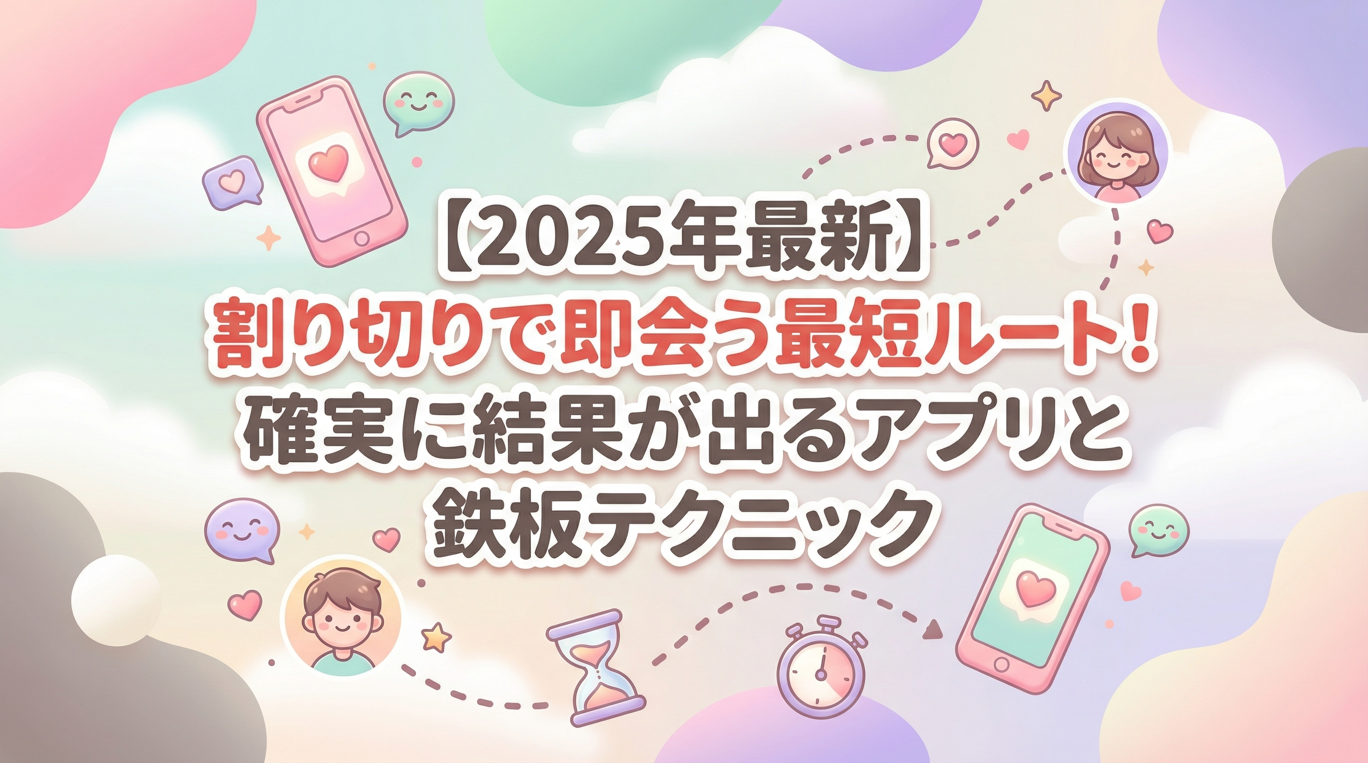 【2025年最新】割り切りで即会う最短ルート！確実に結果が出るアプリと鉄板テクニック