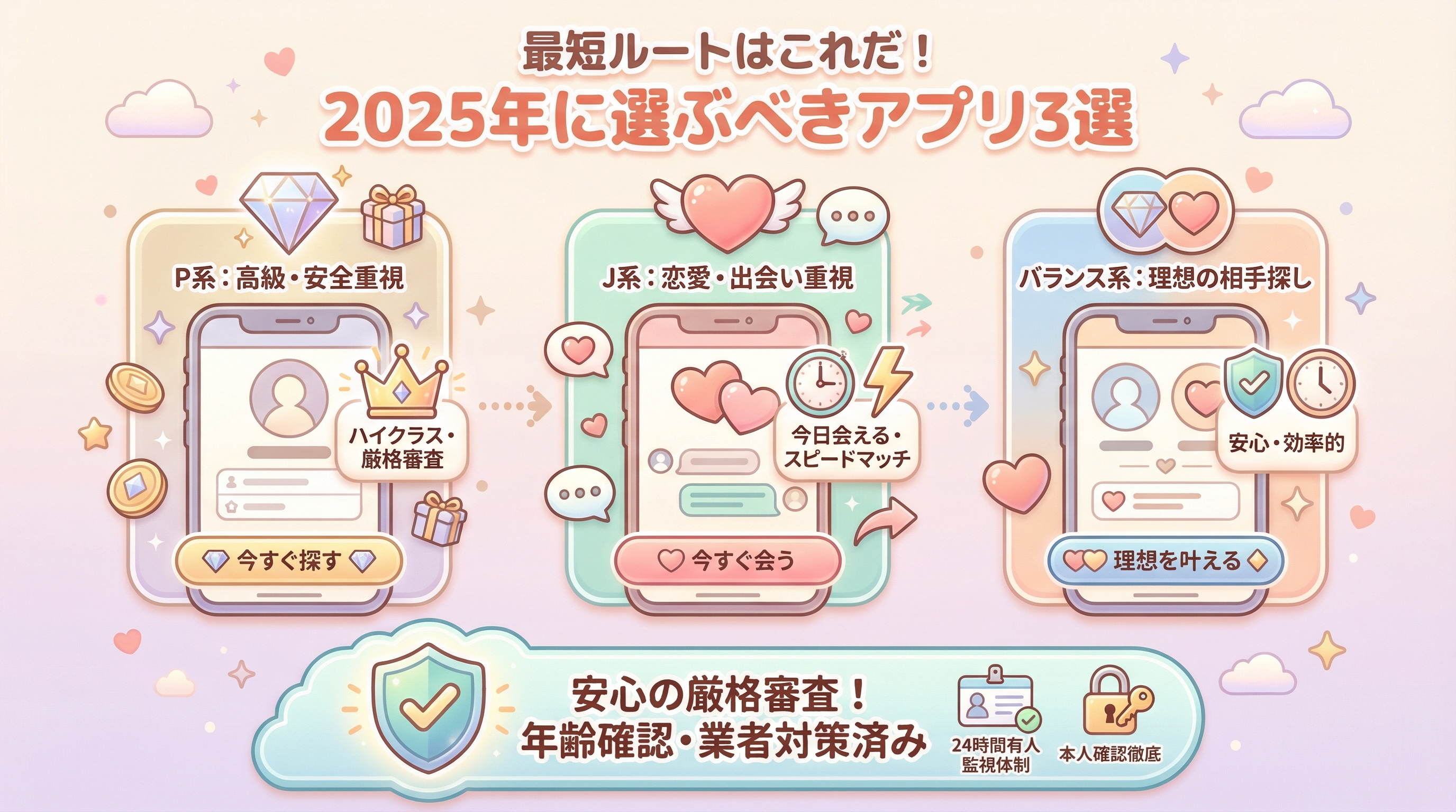 最短ルートはこれだ!2025年に選ぶべきアプリ3選