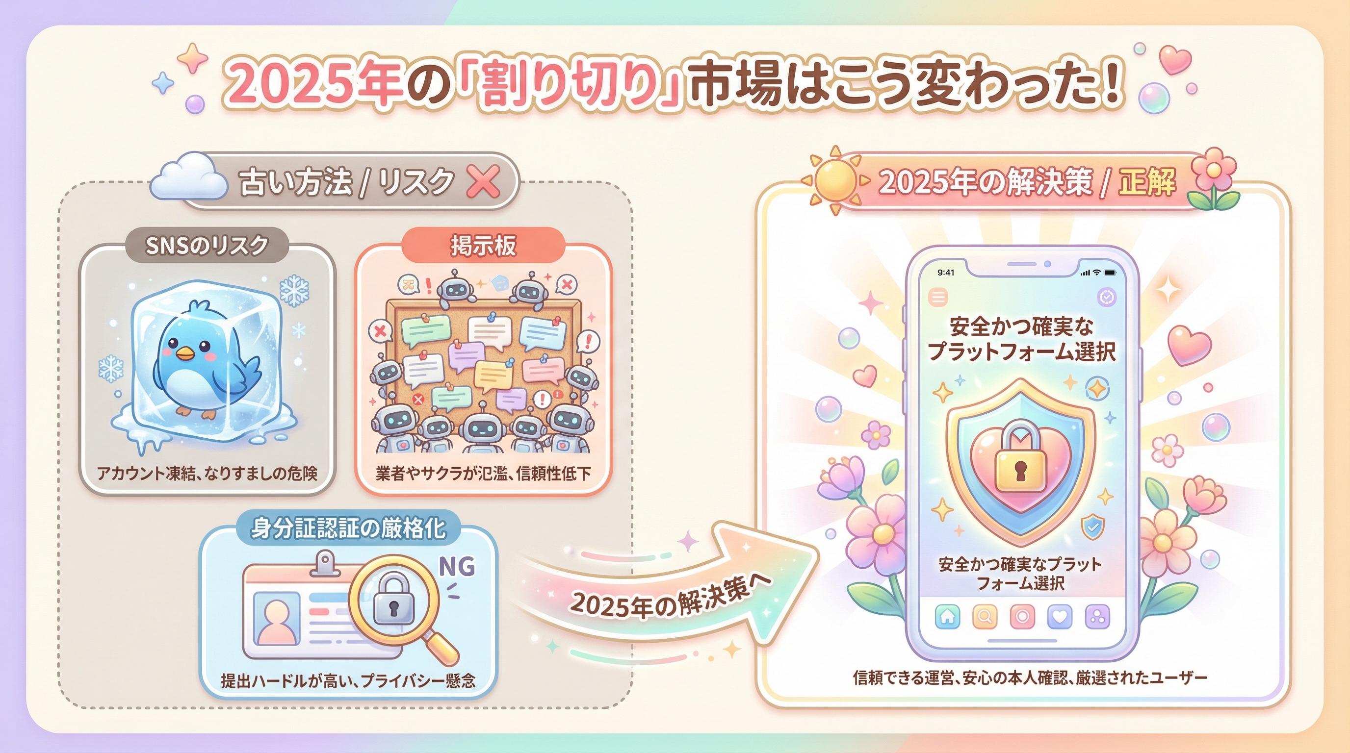 2025年の「割り切り」市場はこう変わった!