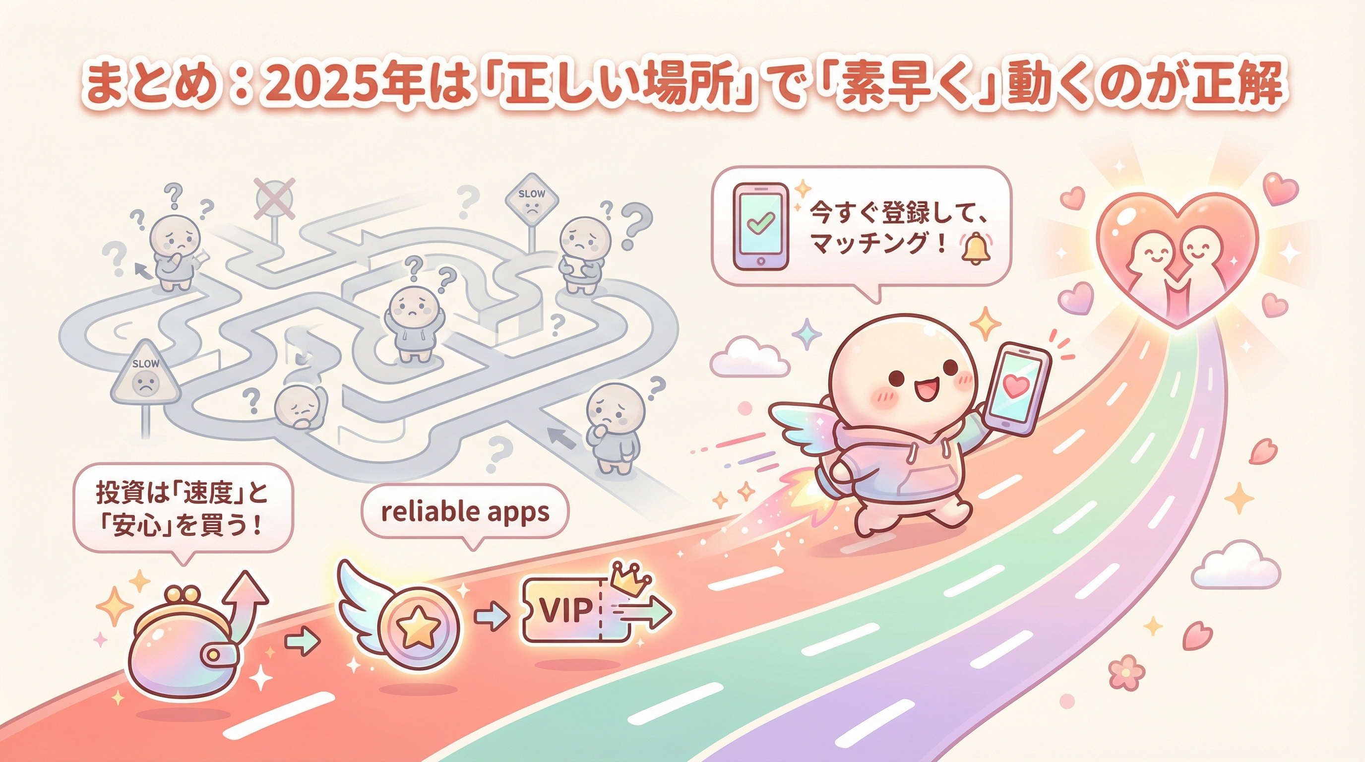 まとめ:2025年は「正しい場所」で「素早く」動くのが正解