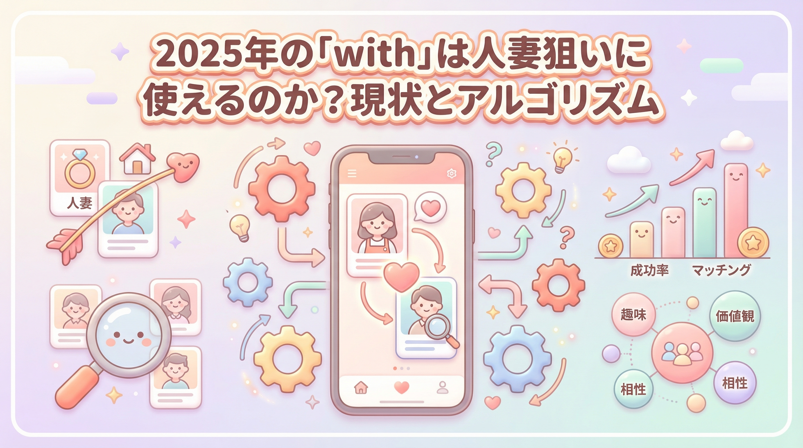 2025年の「with」は人妻狙いに使えるのか?現状とアルゴリズム