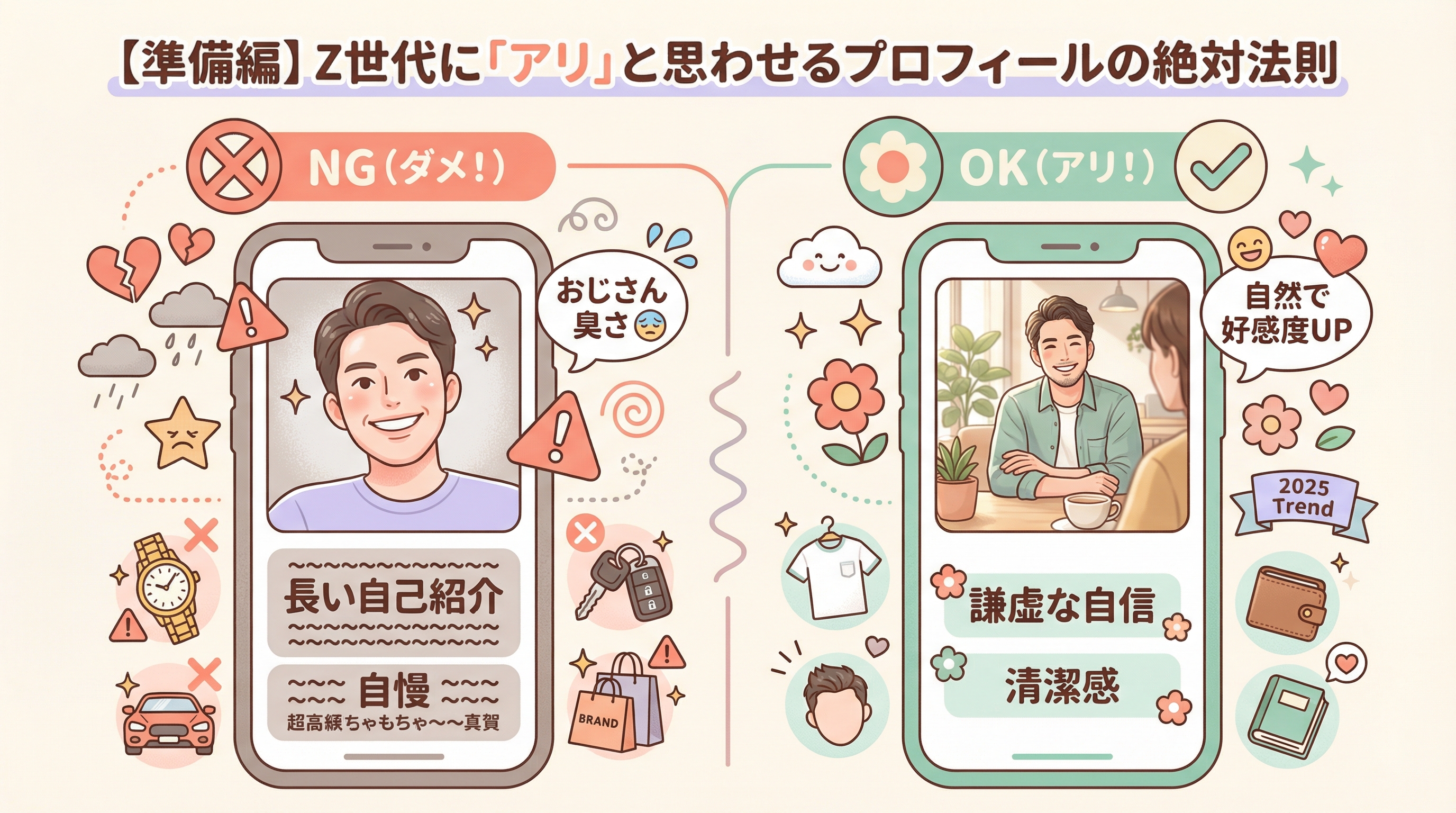 【準備編】Z世代に「アリ」と思わせるプロフィールの絶対法則